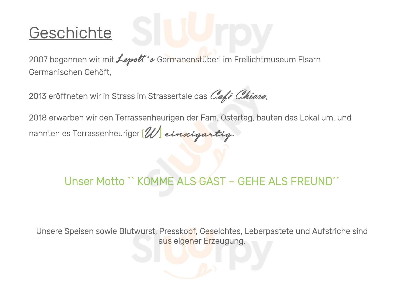 Terassenheuriger [w]einzigartig Feuersbrunn Menu - 1