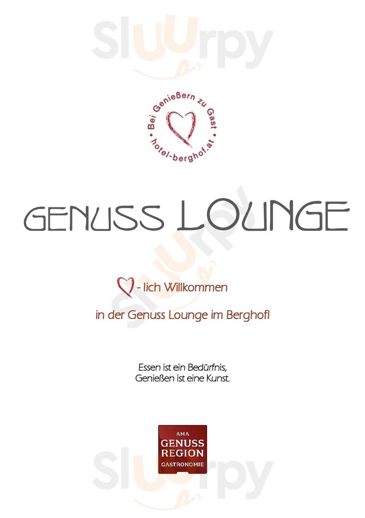 Genuss Lounge Im Berghof Ramsau am Dachstein Menu - 1