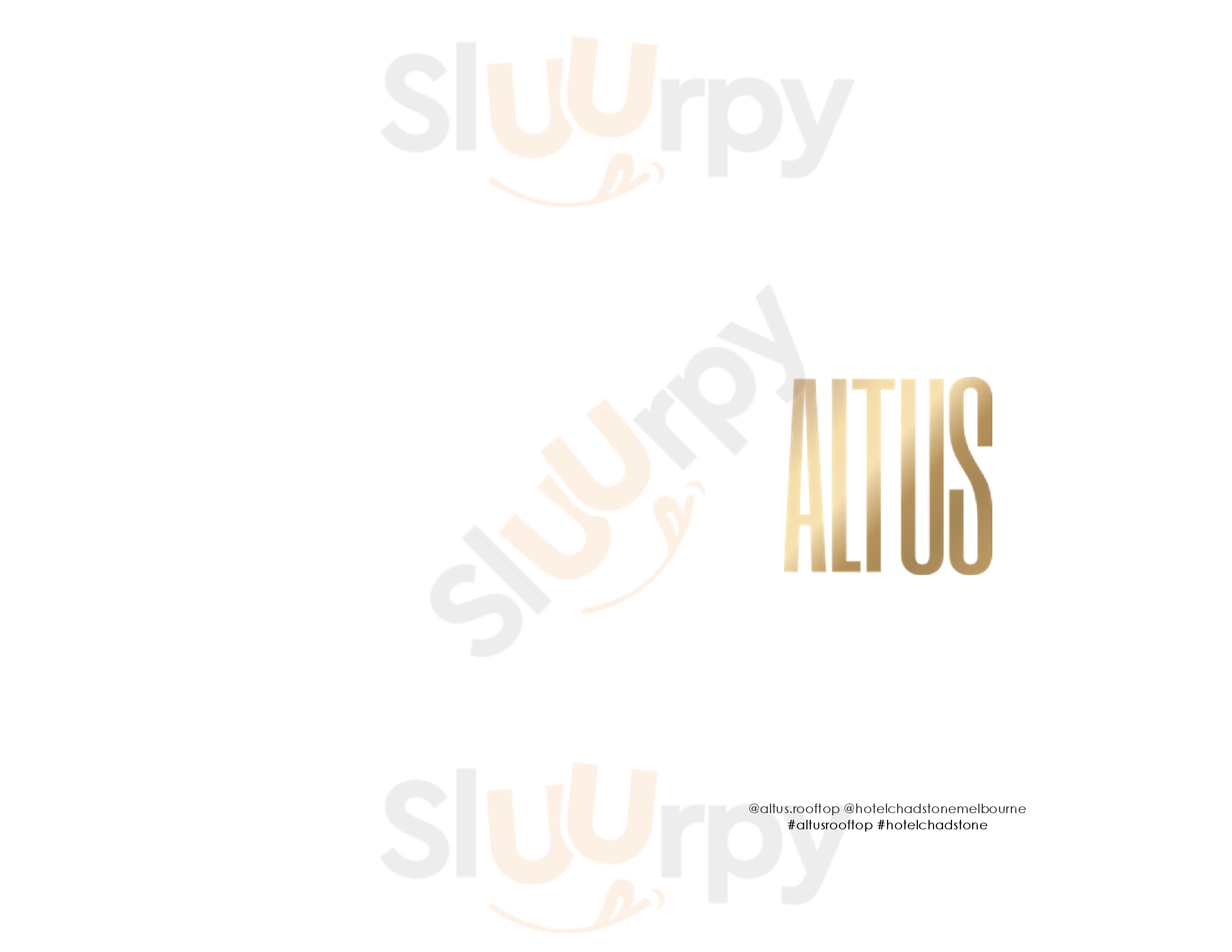 Altus Rooftop Bar And Lounge Chadstone Menu - 1