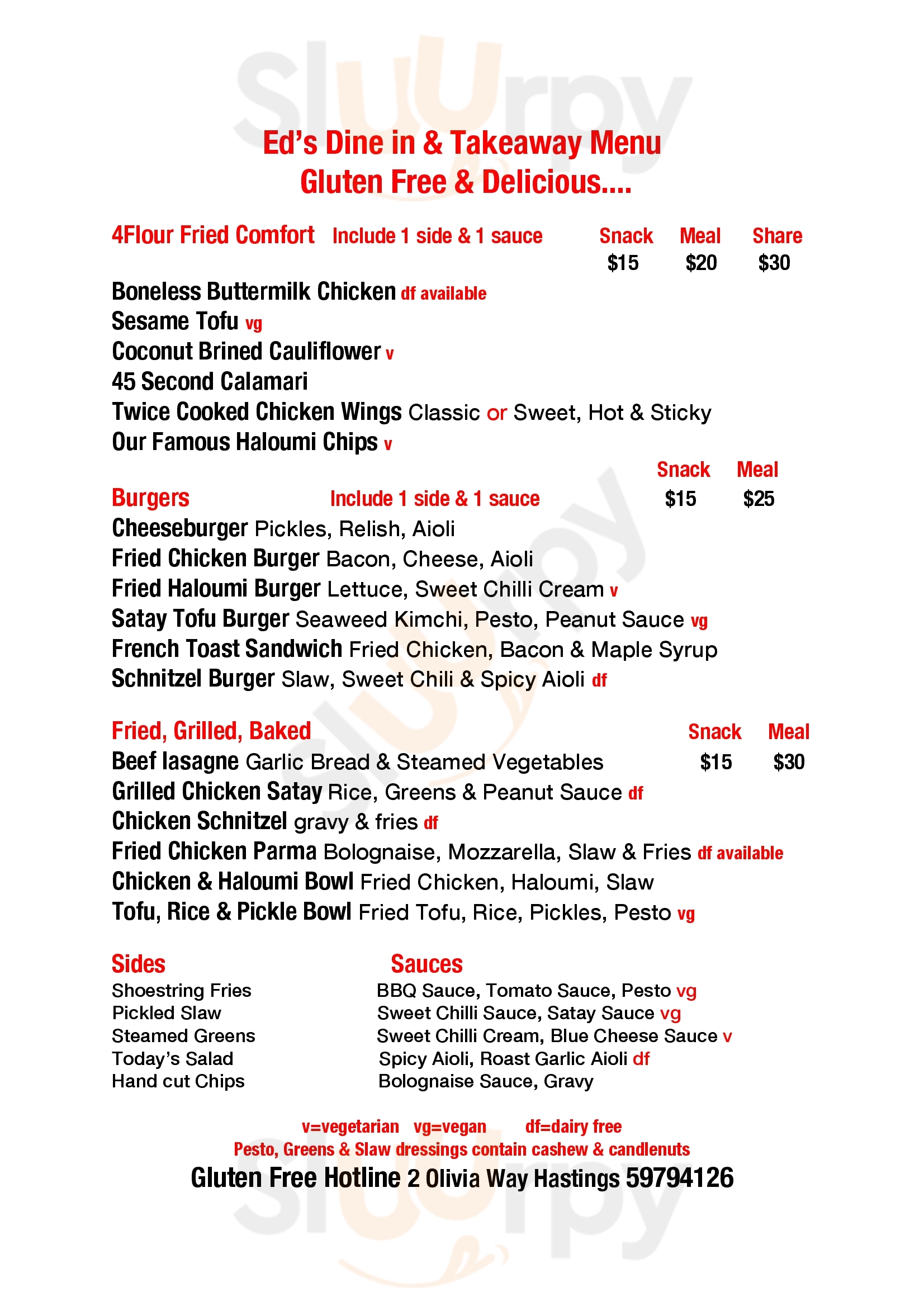 Ed’s Hastings Hastings Menu - 1