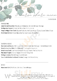 Wildgrain Mornington menu