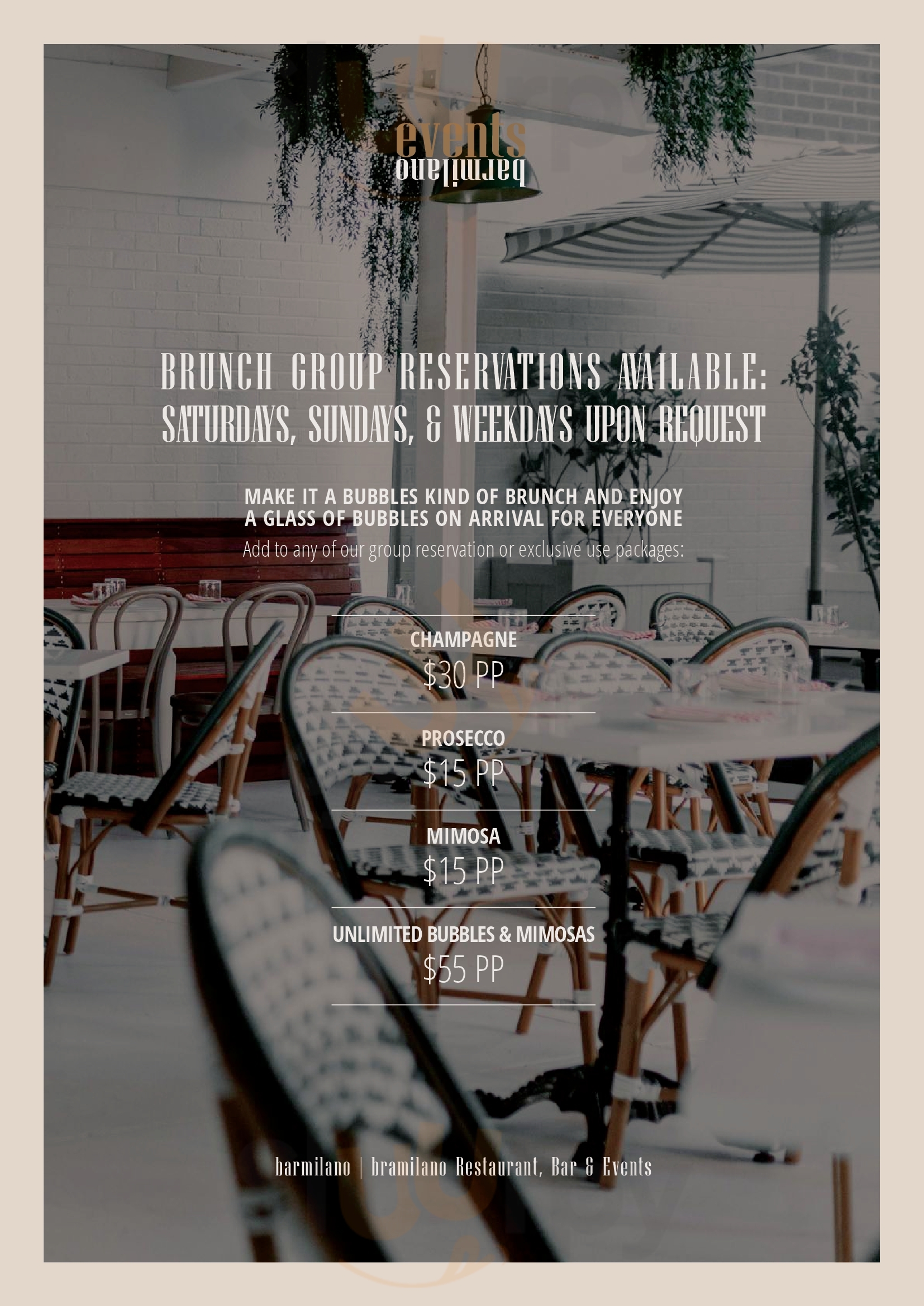 Barmilano Maroubra Menu - 1