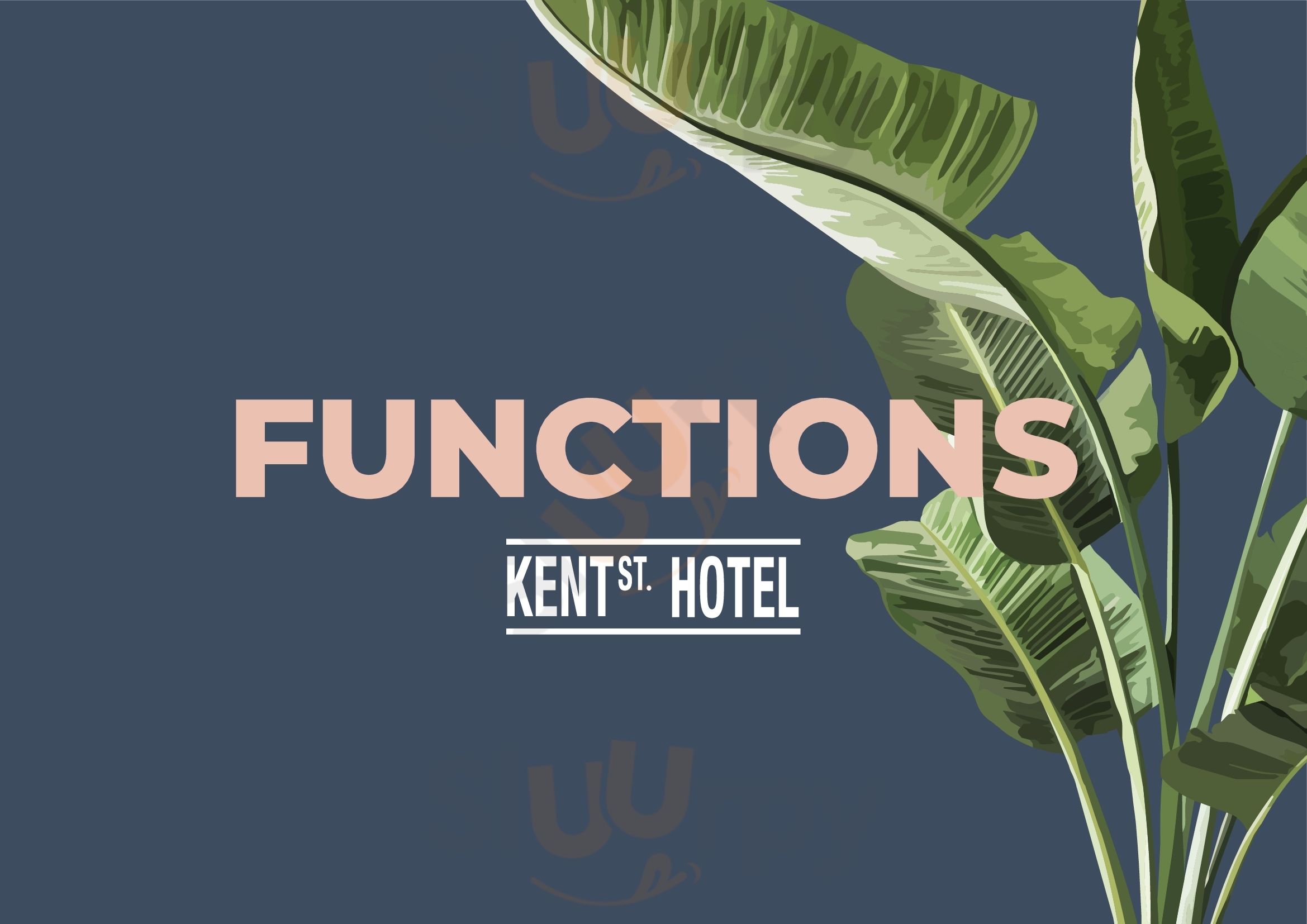Kent St. Hotel Sydney Menu - 1