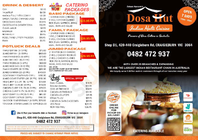 Dosa Hut Craigieburn
