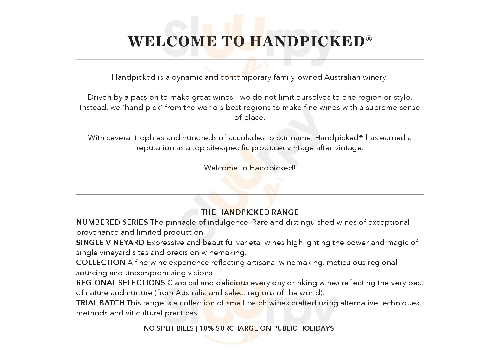 Main Menu - Handpicked Wines Melbourne Cbd Cellar Door