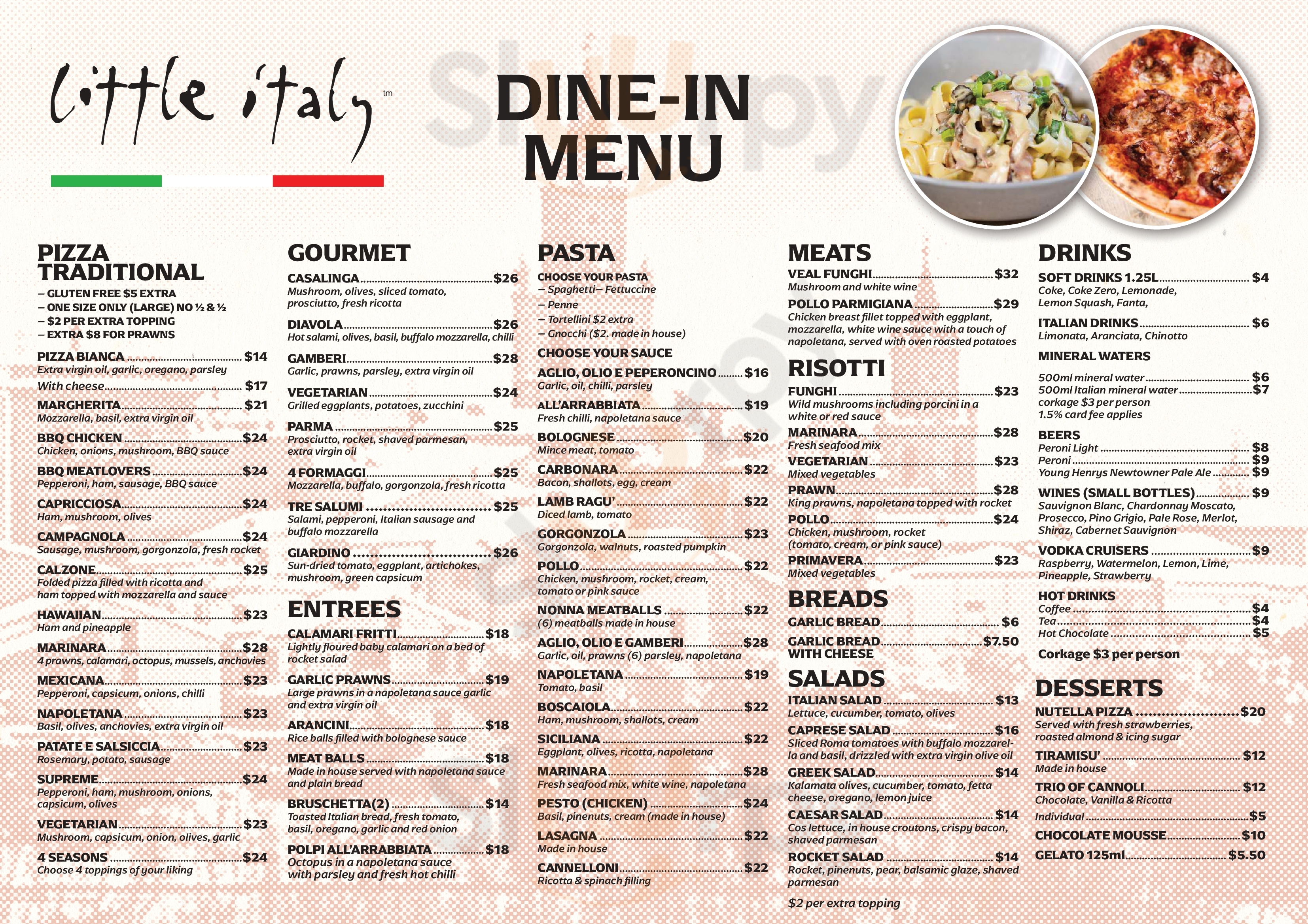 Little Italy Allawah Menu - 1