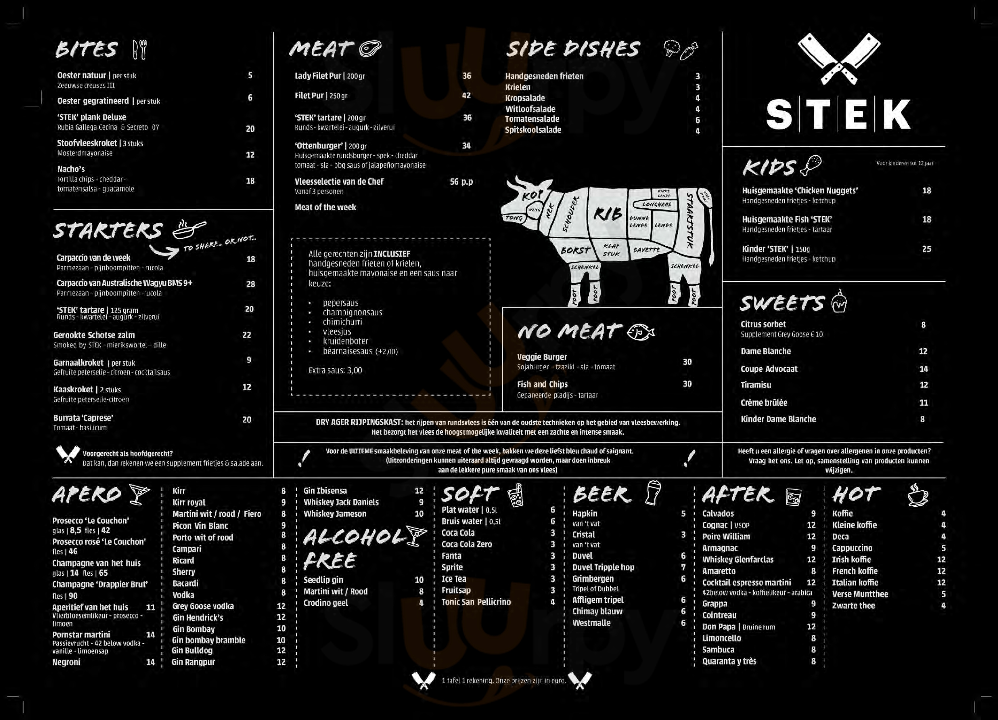 Stek Tienen Menu - 1