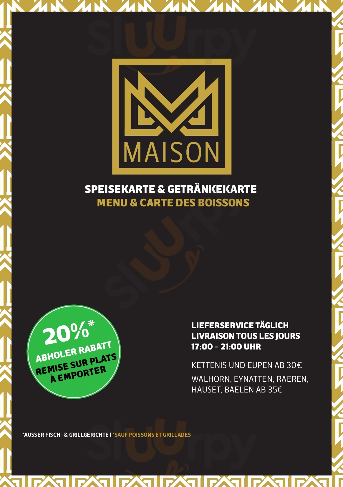 Maison Beef & More Restaurant Eupen Menu - 1