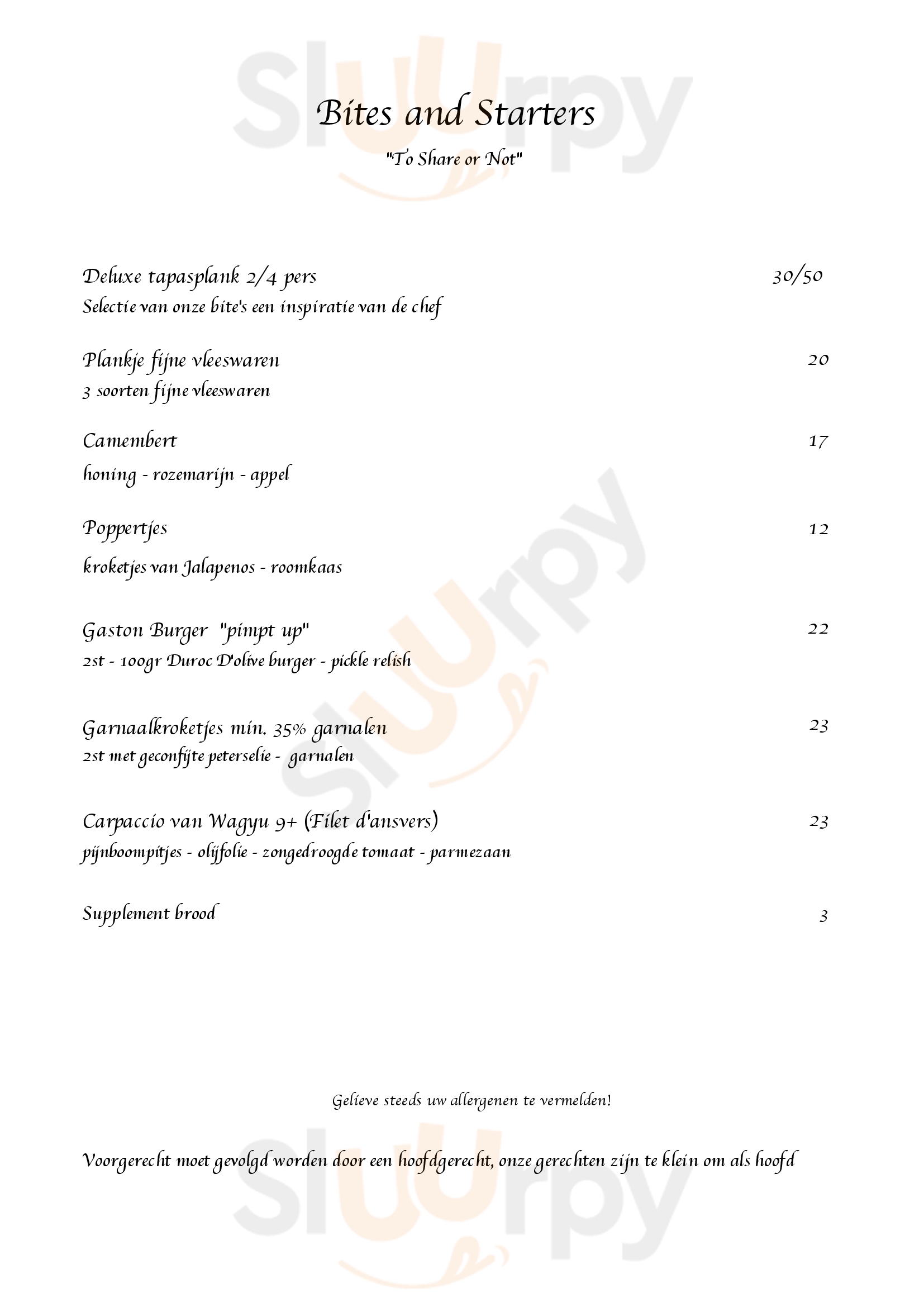 Na'jo Ostende Menu - 1