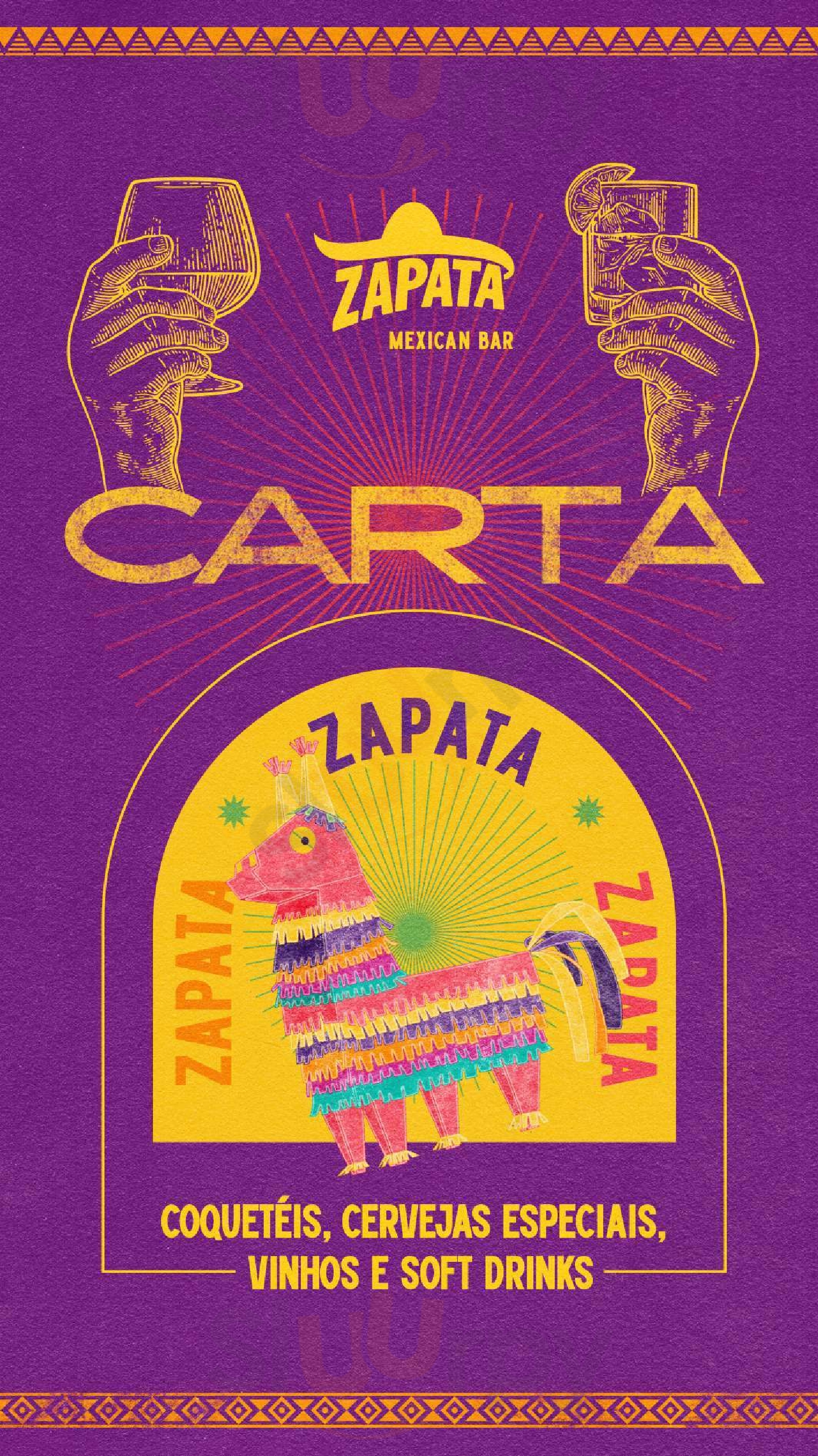 Main Menu - Zapata La Taqueria
