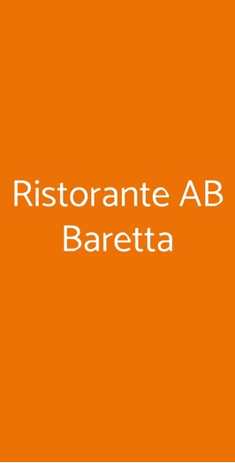 Ristorante Ab Baretta, Legnaro