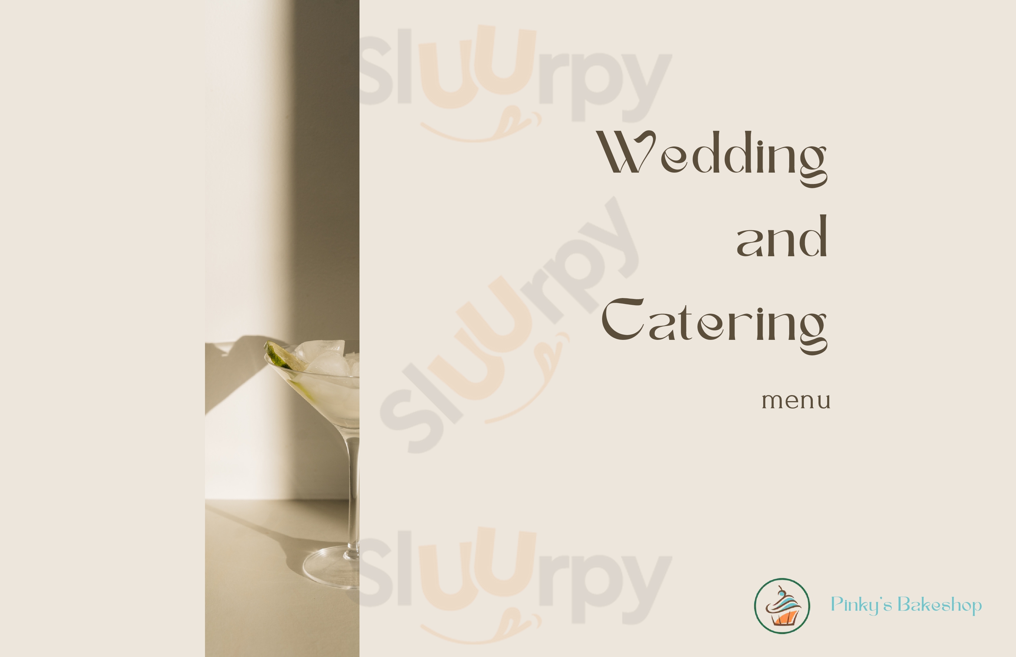 Main Menu - Pinky's Bakeshop