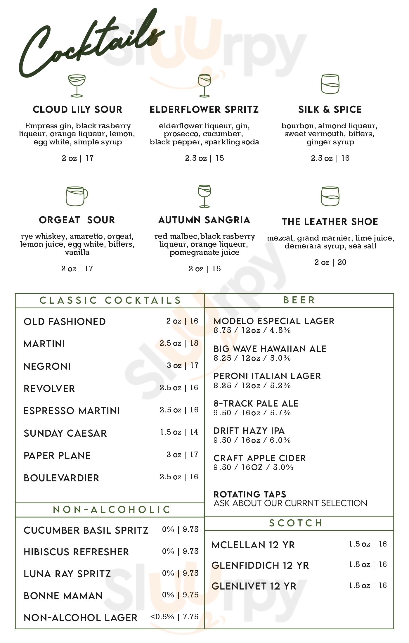 Main Menu - Centro Wood Fired Kitchen