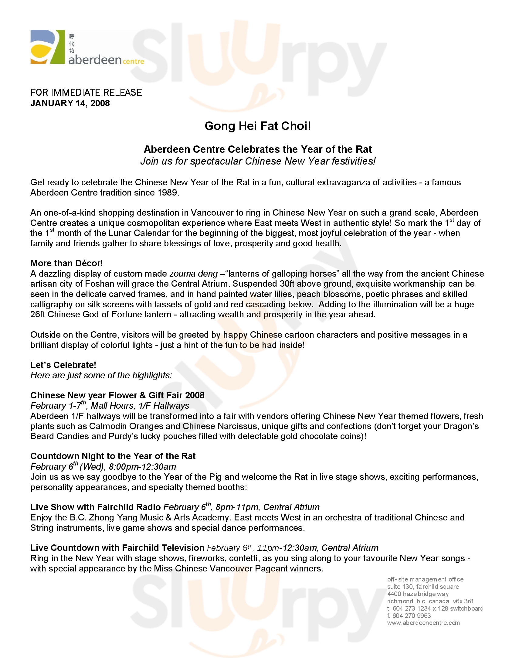 Main Menu - Qianwei Kitchen