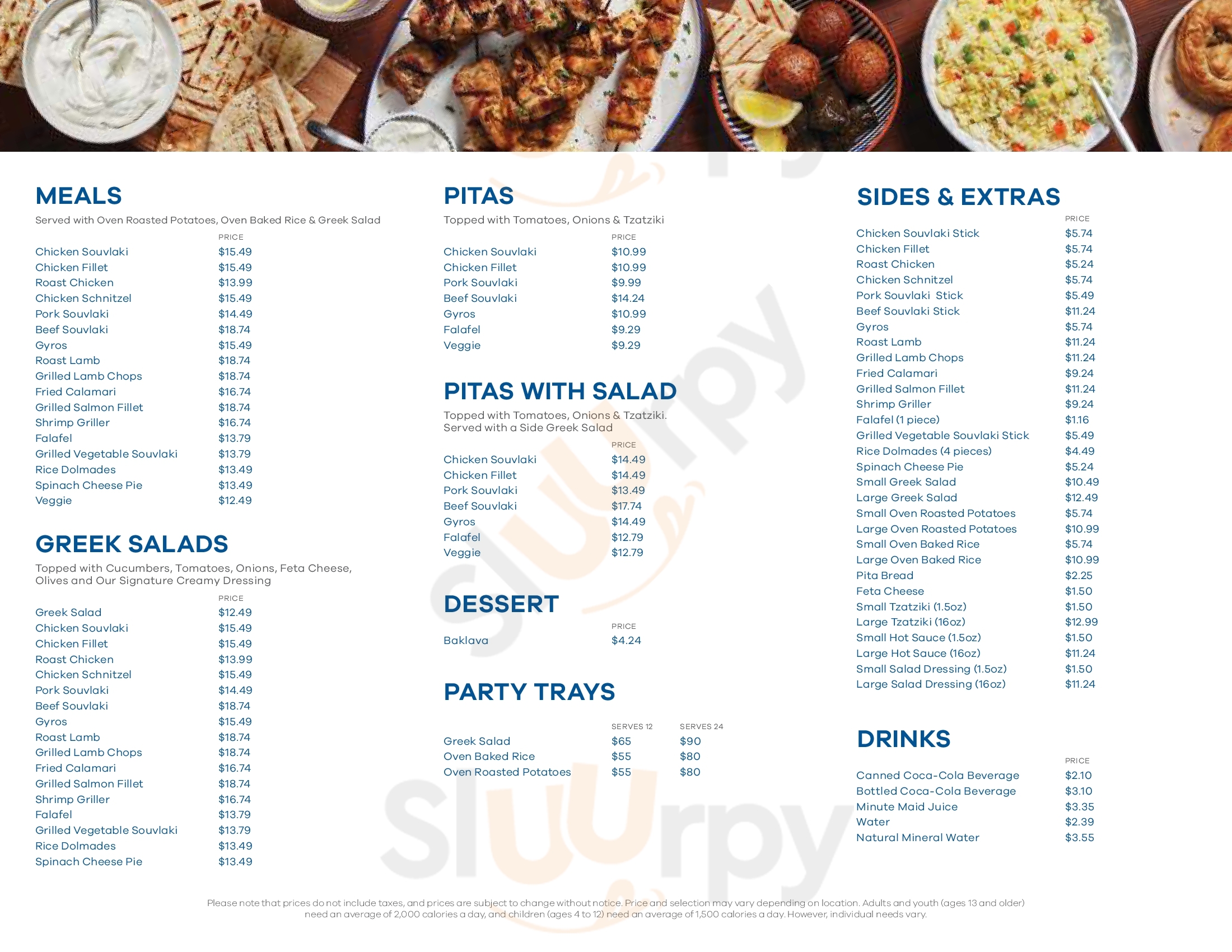 Jimmy The Greek Kitchener Menu - 1