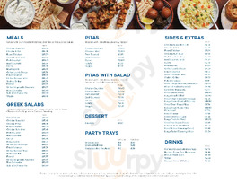 Jimmy The Greek menu