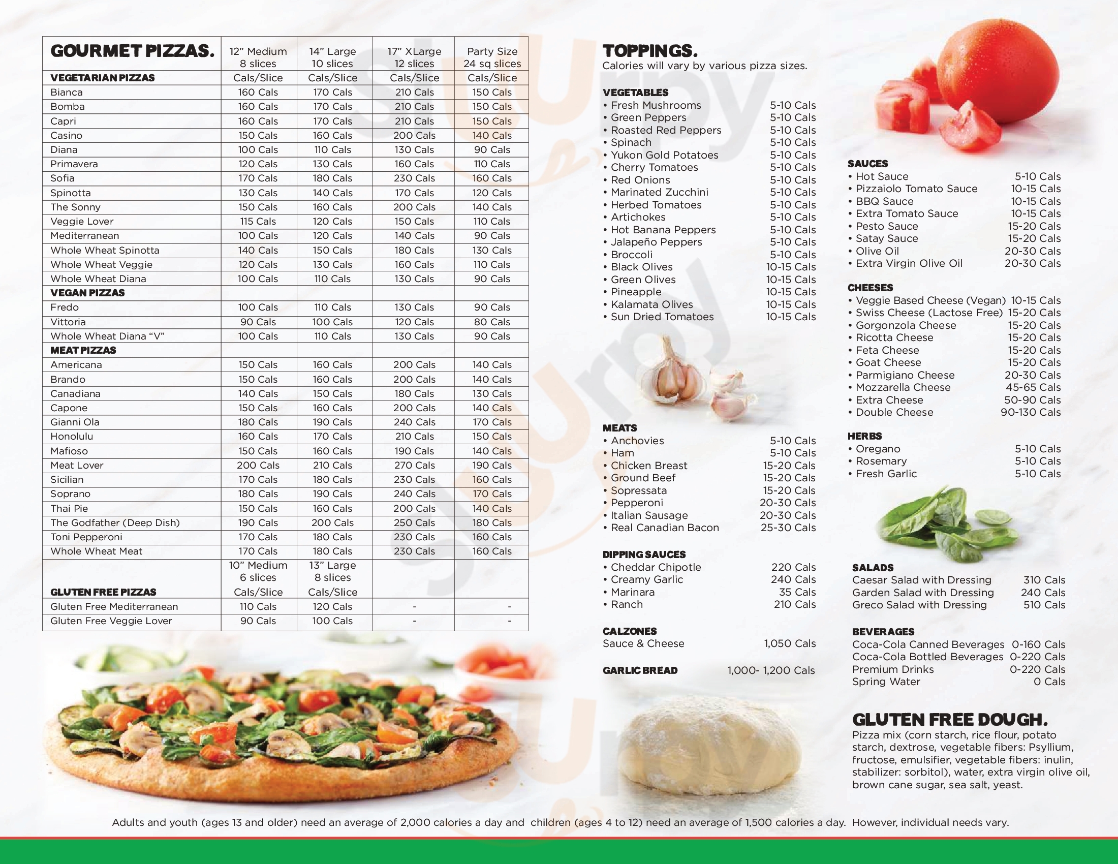 Main Menu - Pizzaiolo