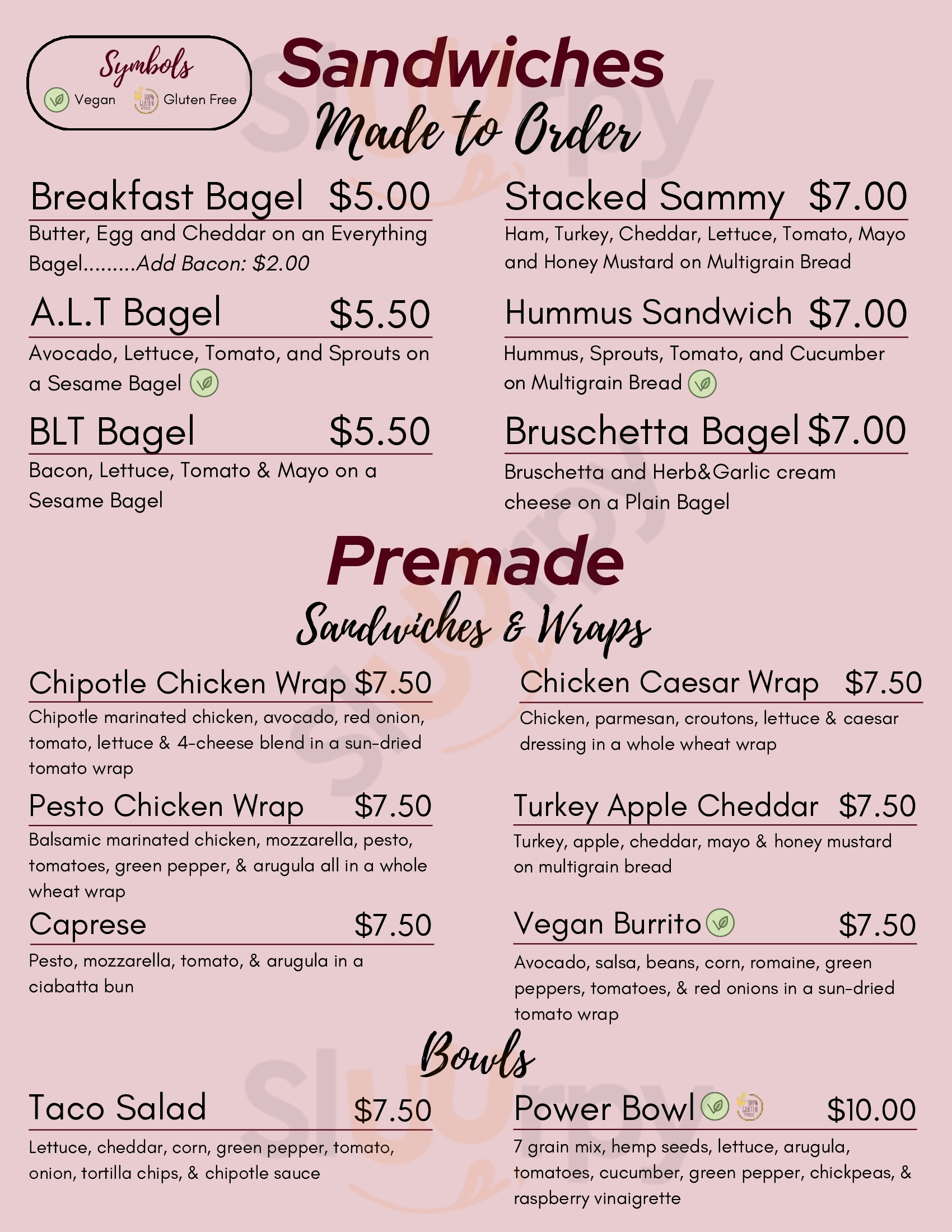 Main Menu - Common Ground Coffeehouse