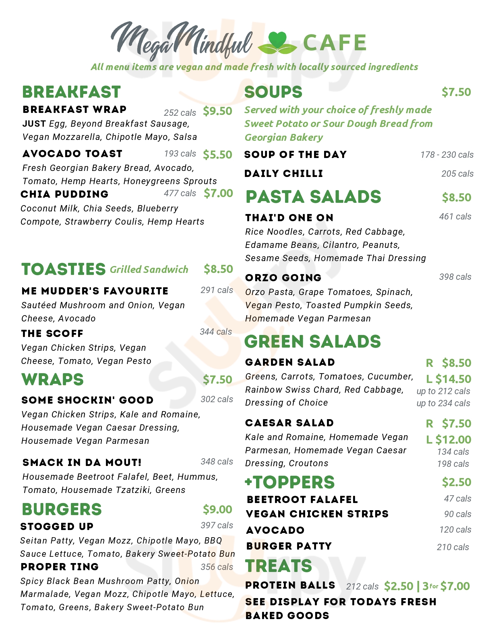 Newfies Soups And Smoothies Midland Menu - 1