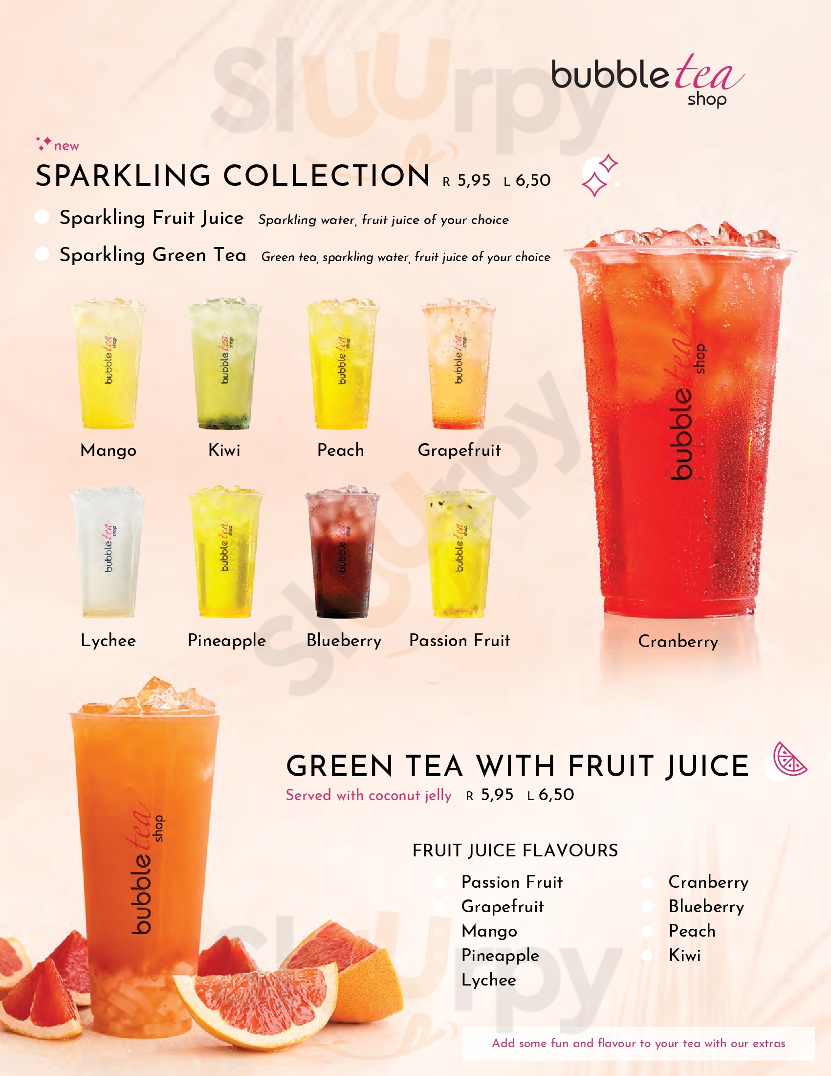 Main Menu - Bubble Tea Shop