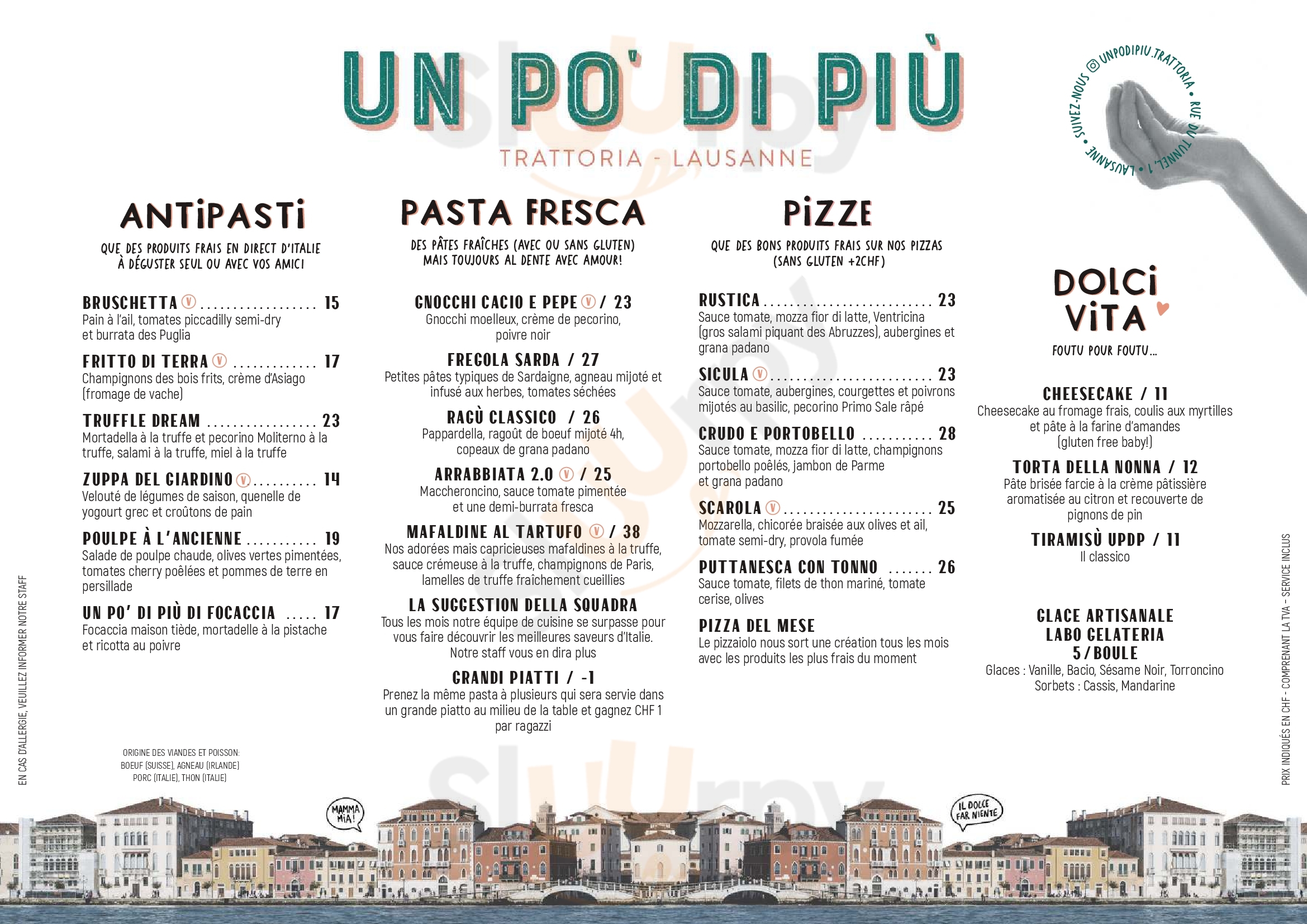 Labo Gelateria Chailly Lausanne Menu - 1
