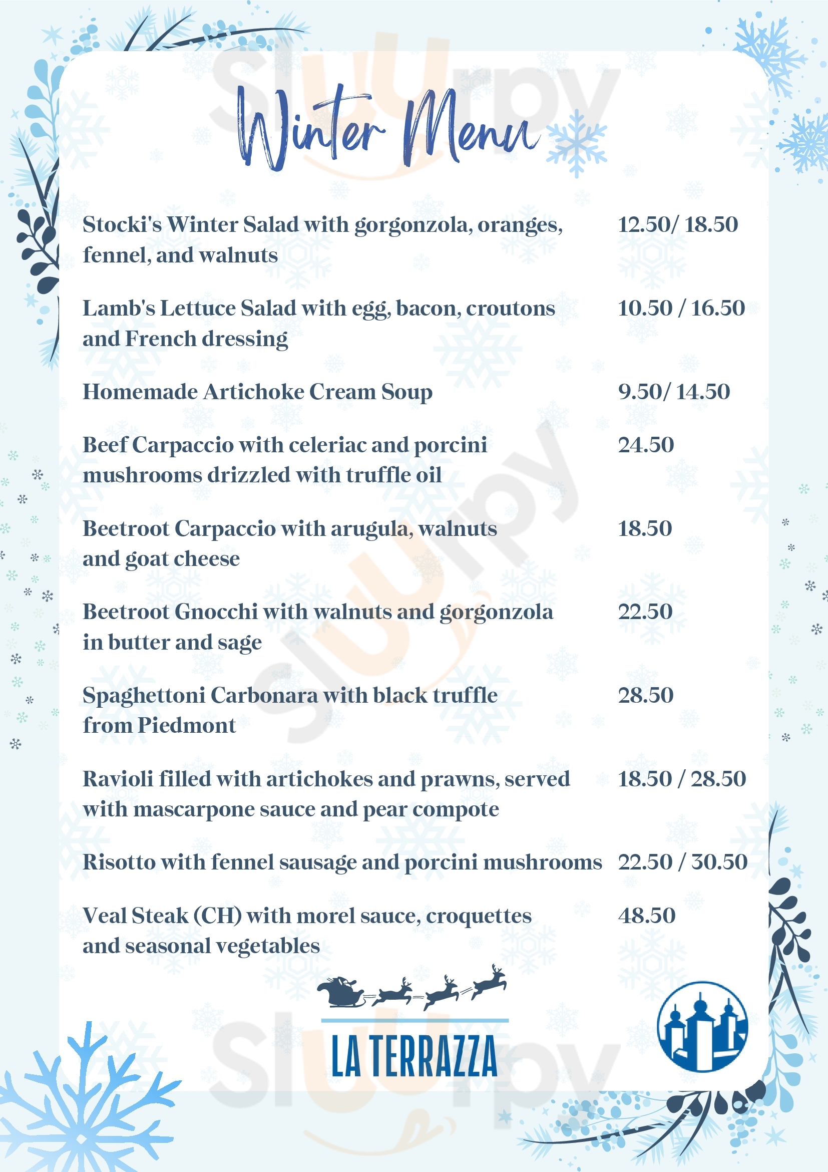 La Terrazza - Home Of Pasta Brig Menu - 1