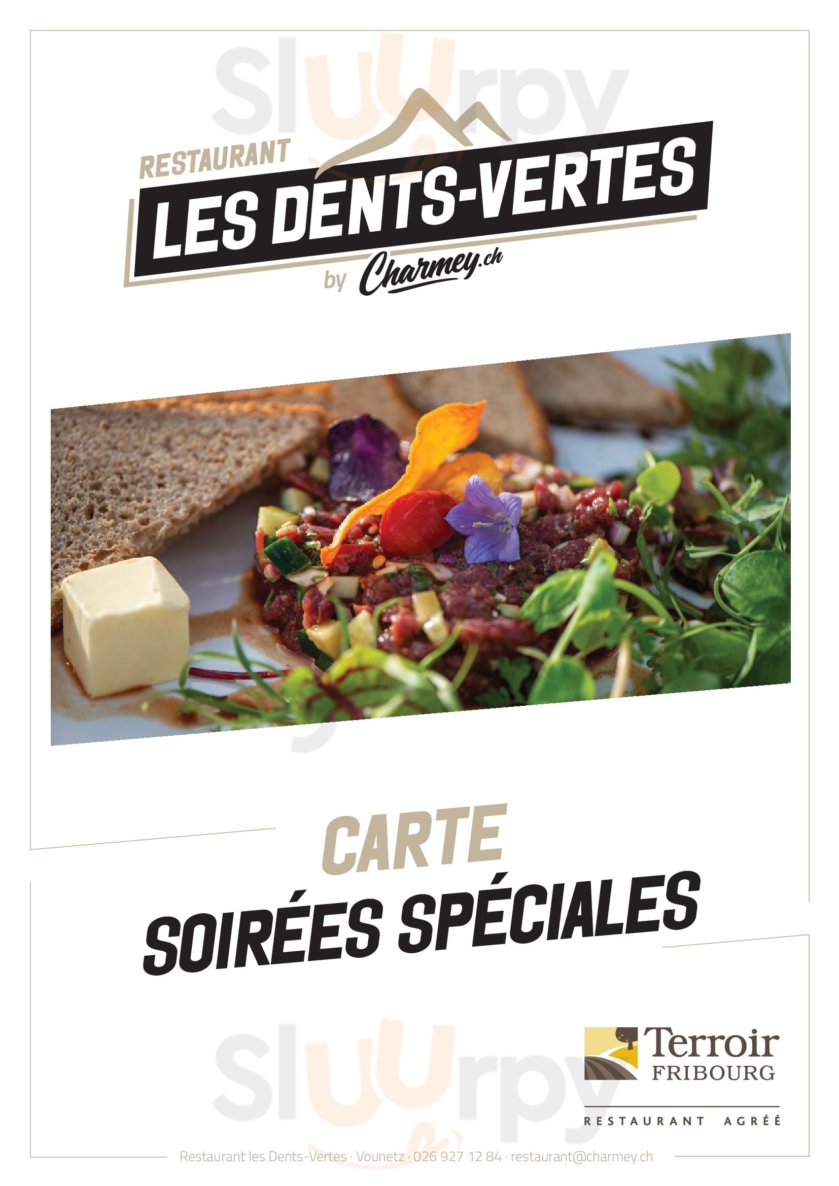 Restaurant Les Dents-vertes Charmey Menu - 1