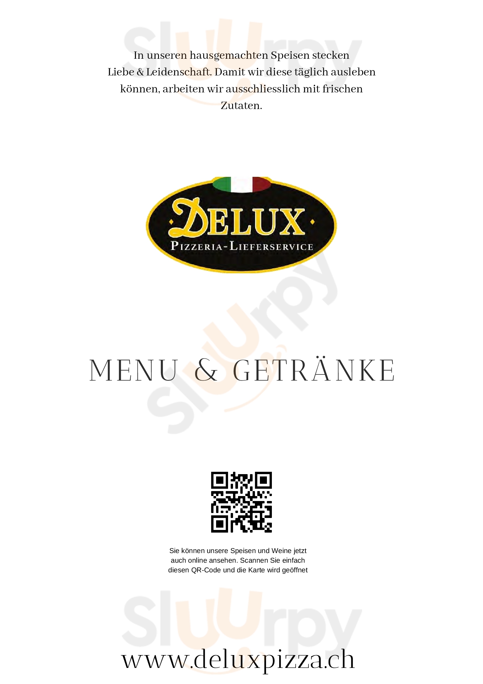 Delux Pizza Thun Menu - 1