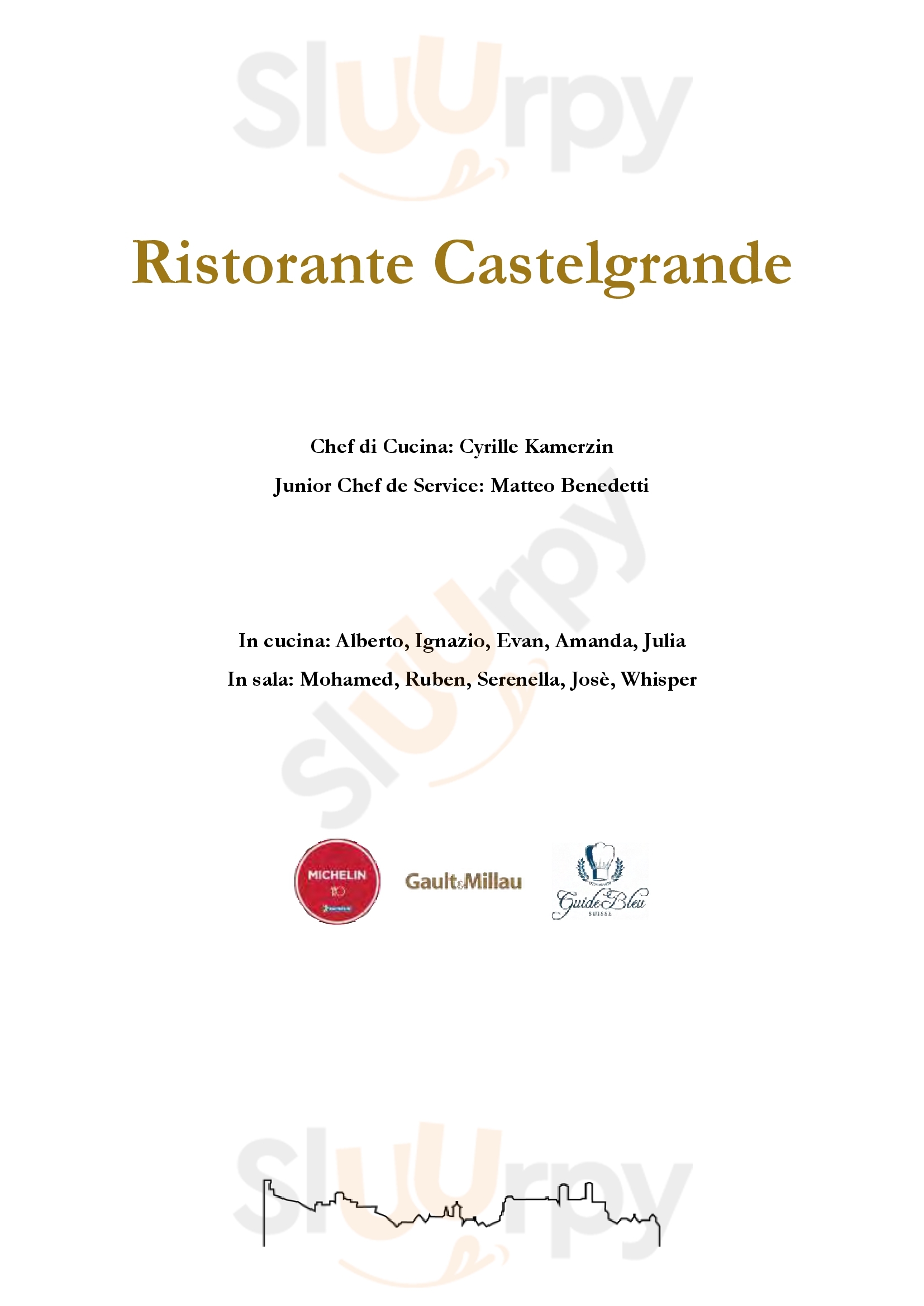 Ristorante Castelgrande Bellinzona Menu - 1