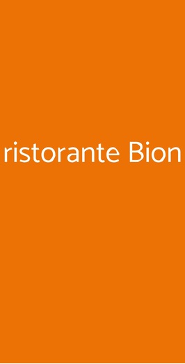 Ristorante Bion, Padova