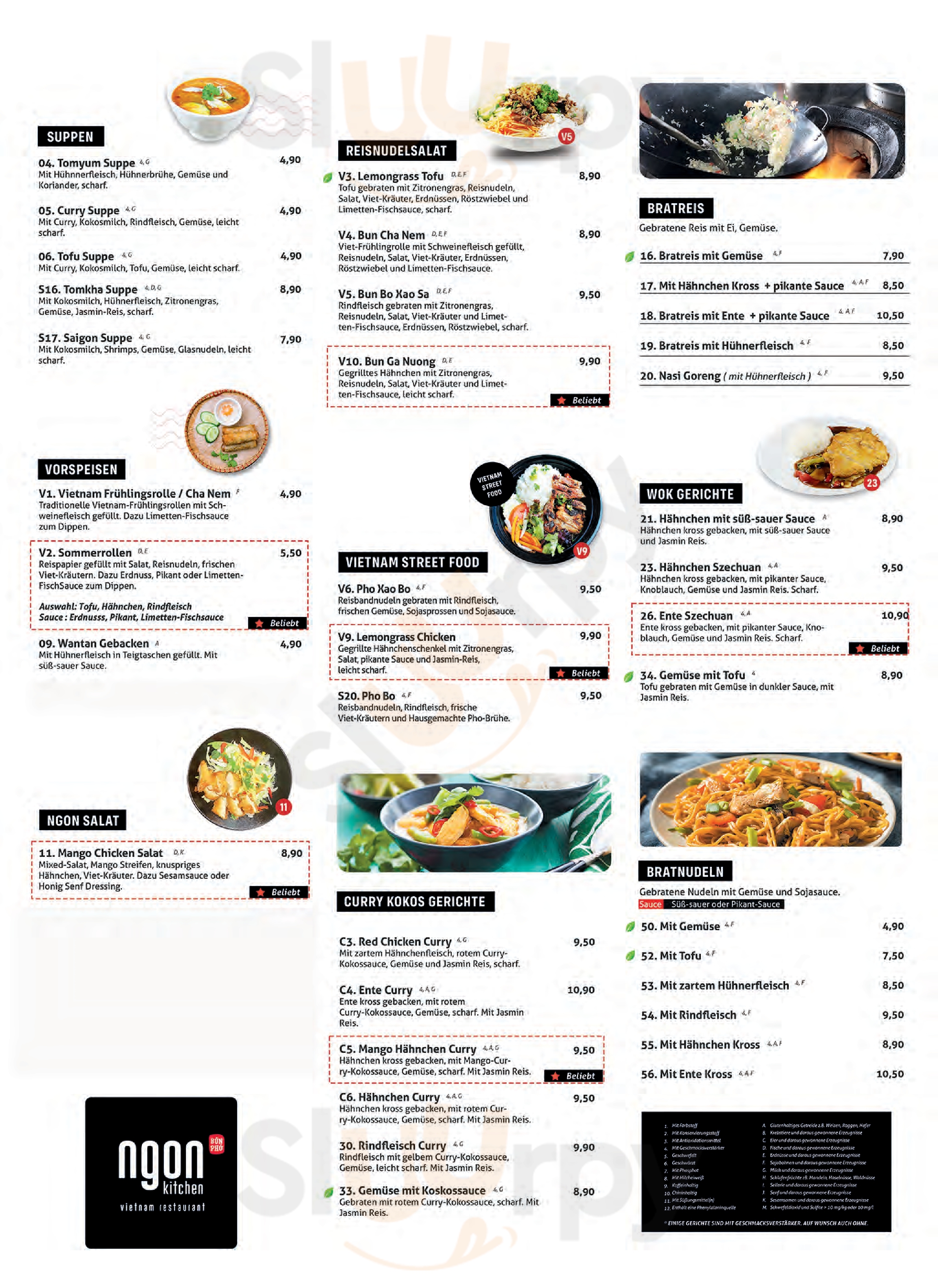 Ngon Kitchen Hannover Menu - 1