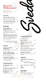 Sveda - Great Food & Drinks menu