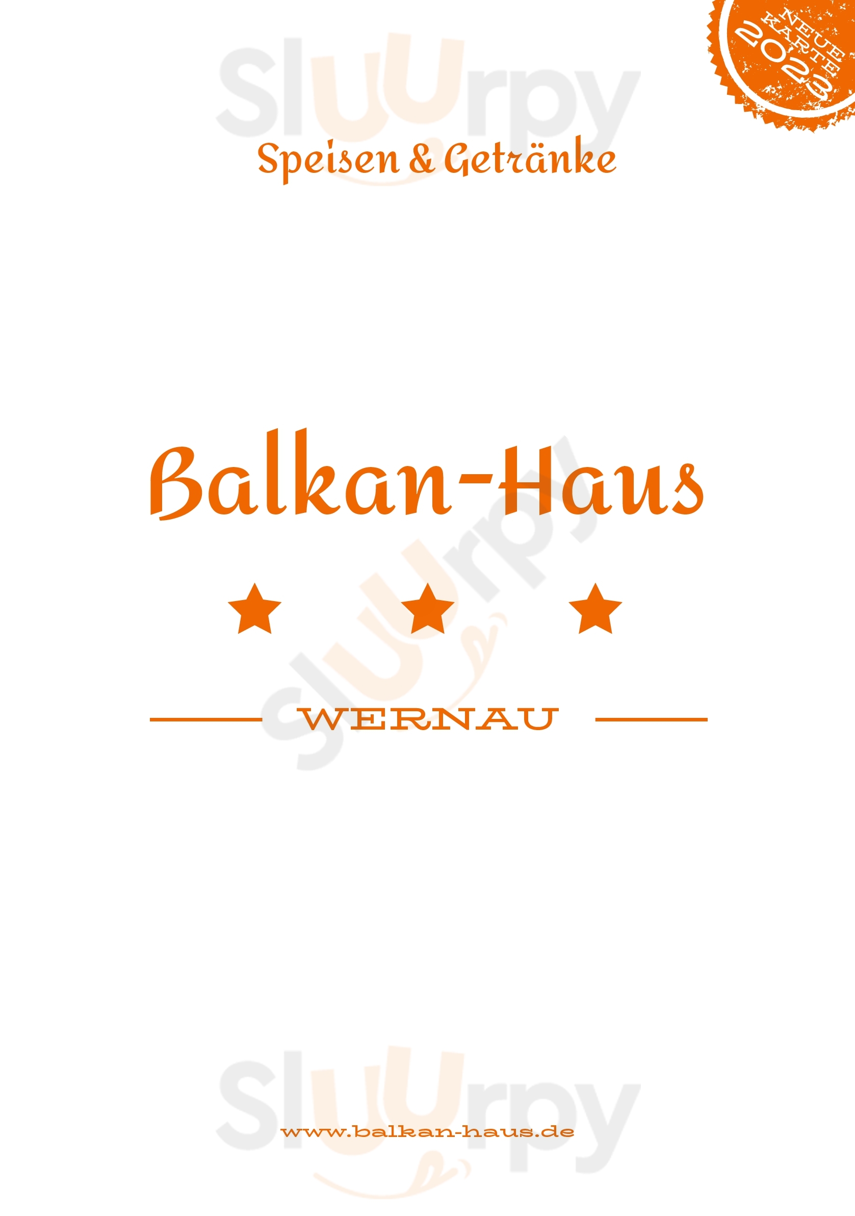 Balkan Haus Wernau Menu - 1