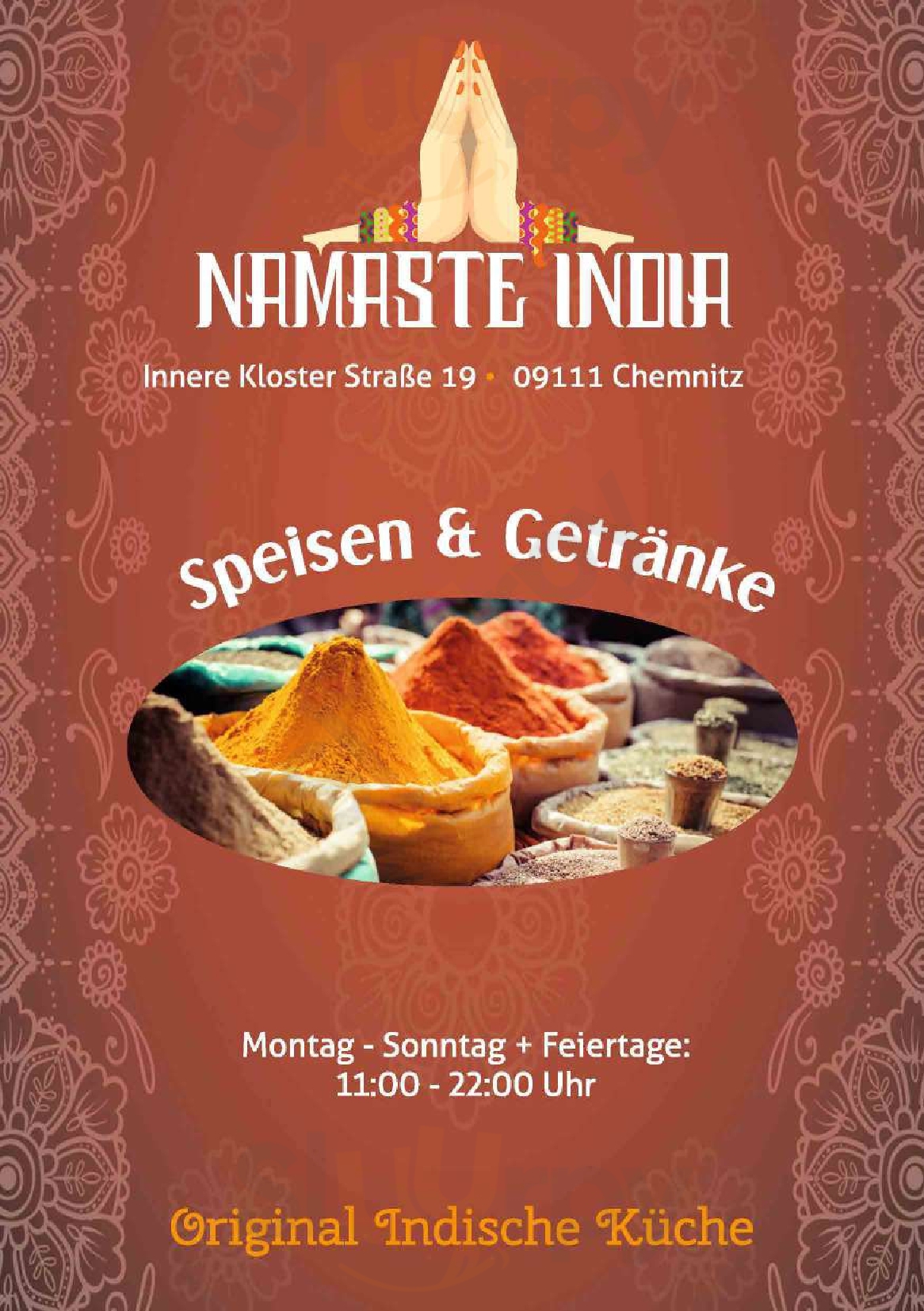 Namaste India Chemnitz Menu - 1