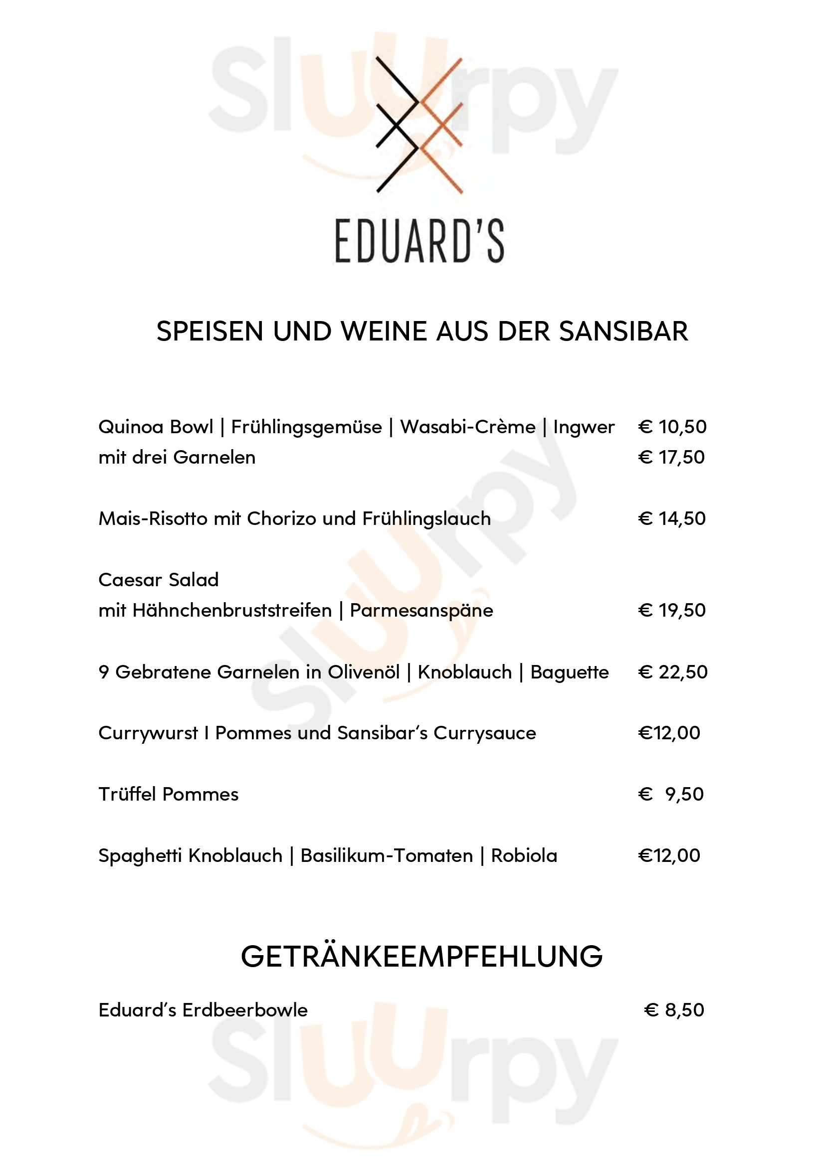 Eduard's By Breuninger Düsseldorf Menu - 1