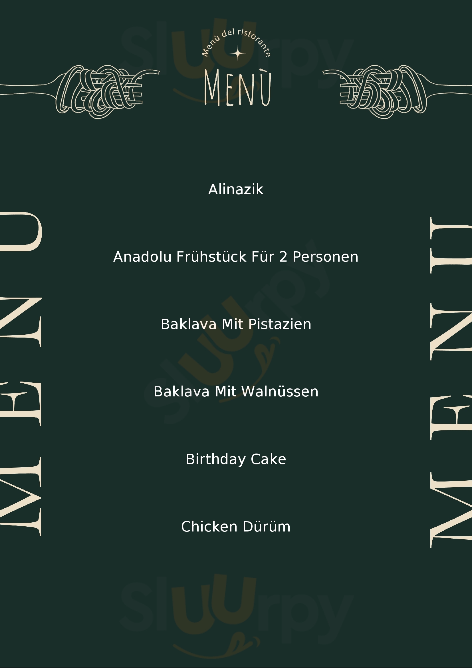 Sultan Turkish Cuisine München Menu - 1