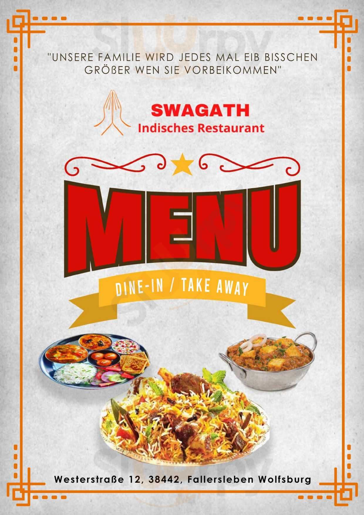 Swagath Indisches Restaurant Wolfsburg Menu - 1