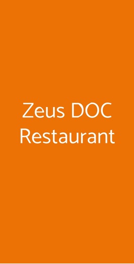 Zeus Doc Restaurant, Noventa Padovana