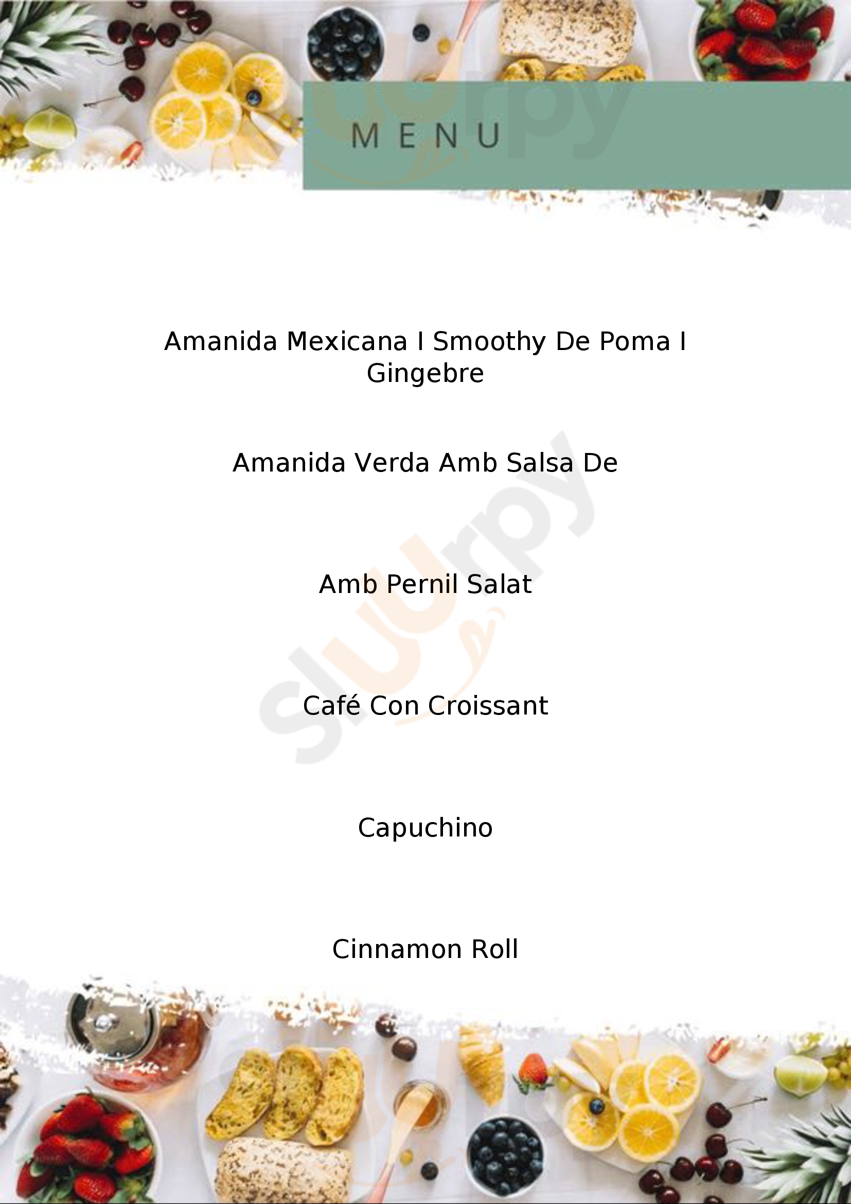 Sandwichez Barcelona Menu - 1