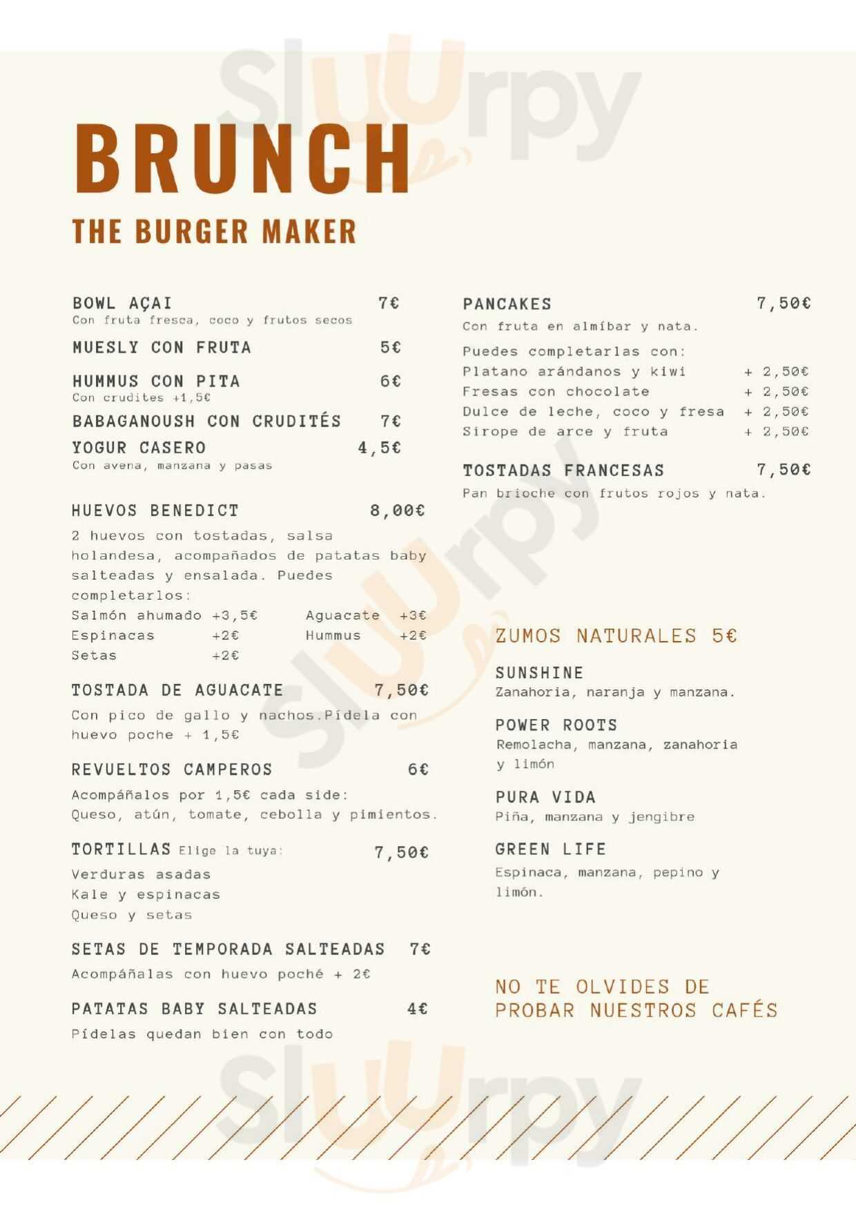 The Burger Maker Halal Barcelona Barcelona Menu - 1