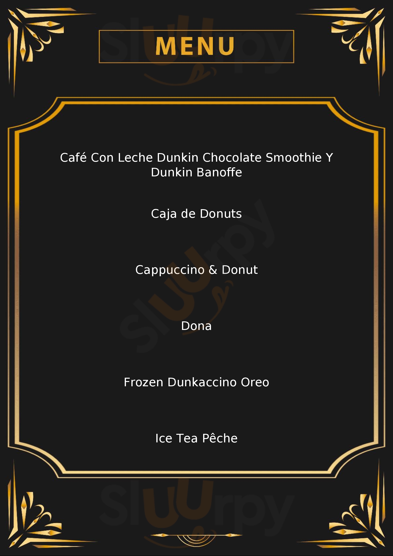 Dunkin' Palma de Mallorca Menu - 1