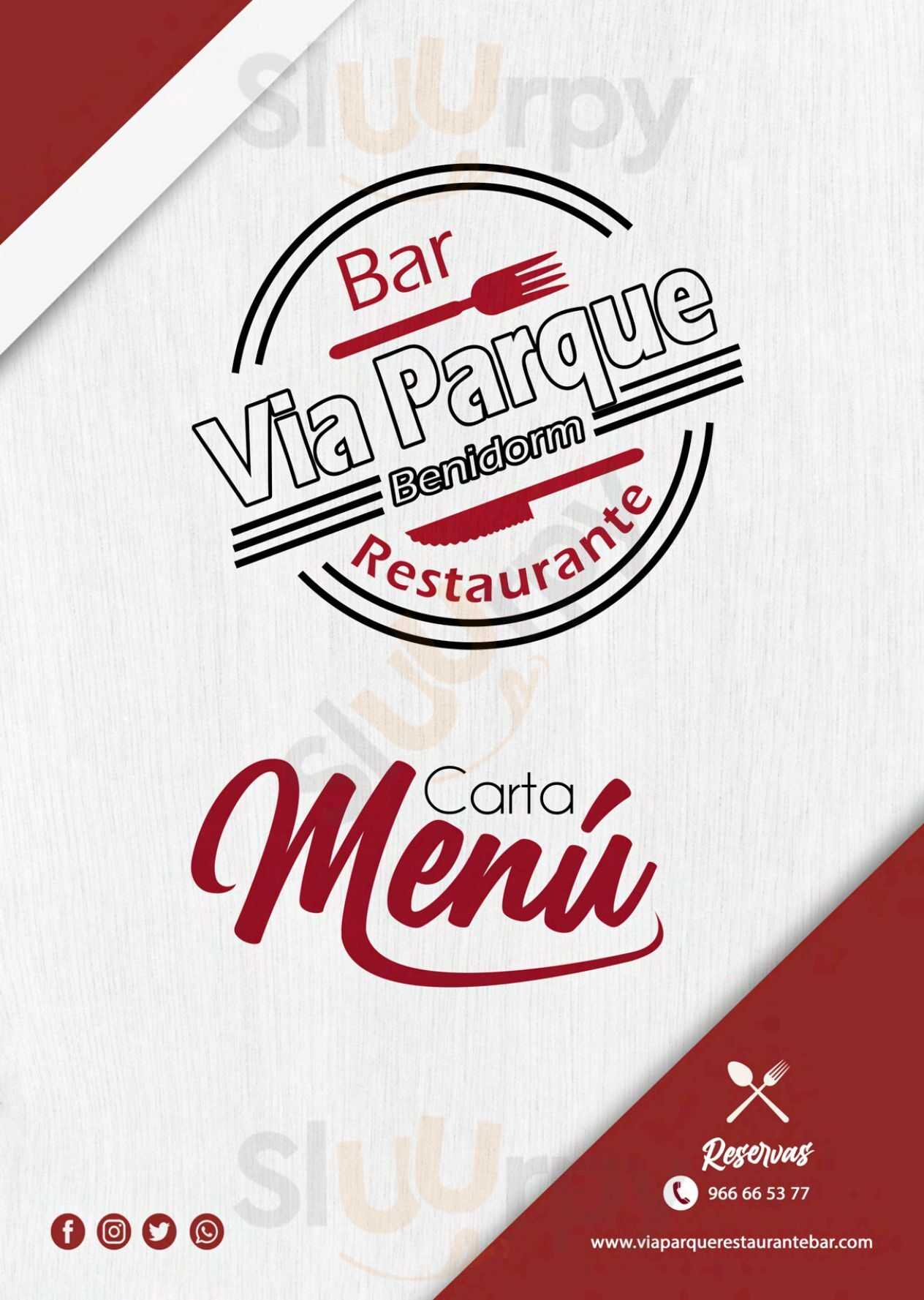 Via Parque Restaurante Bar Benidorm Menu - 1