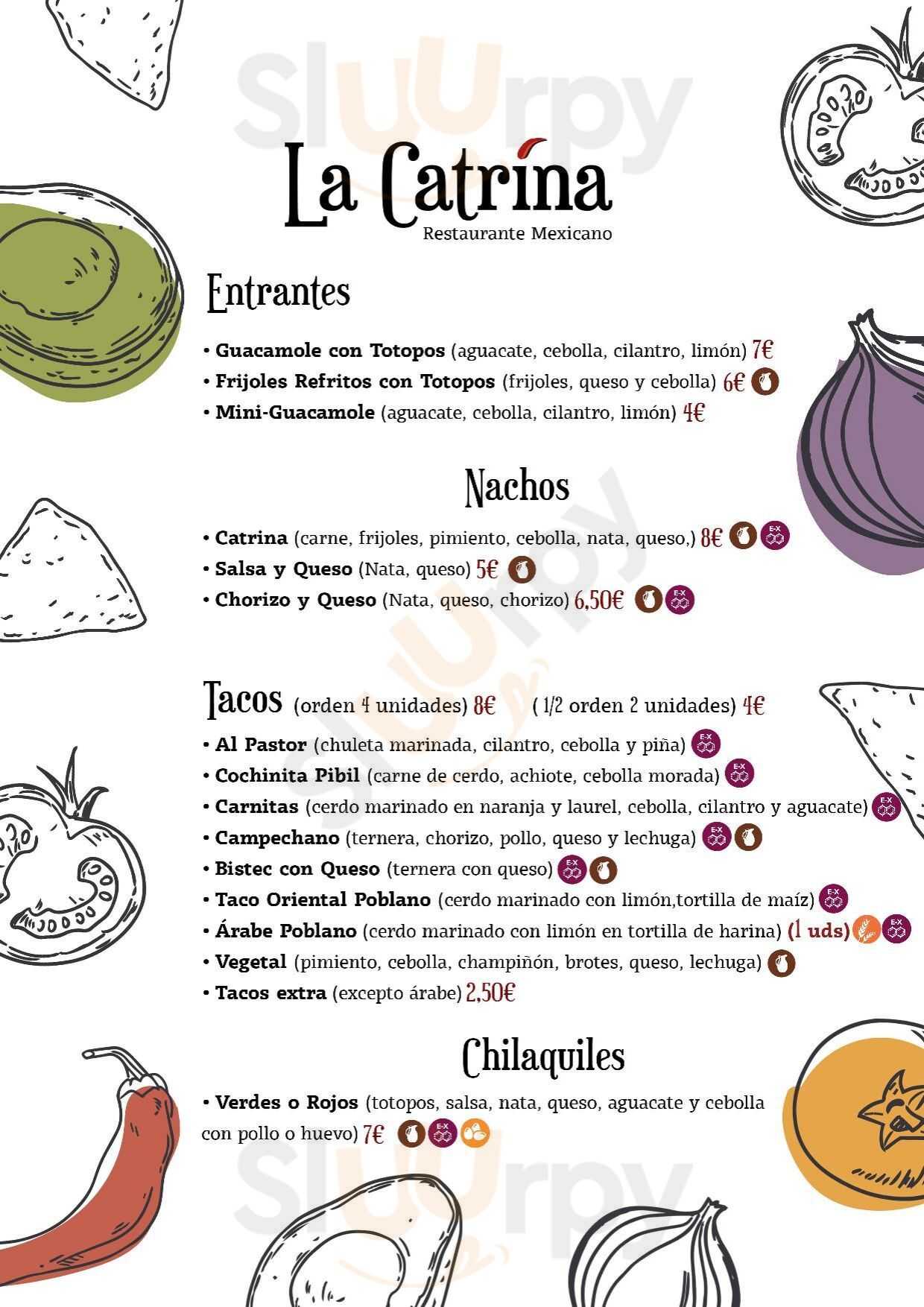 La Catrina Mx Sevilla Menu - 1