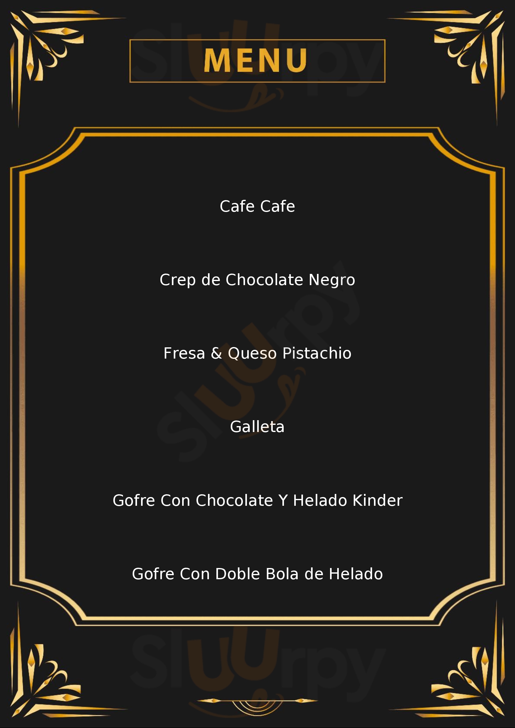 Dessyrella Gelato Crepes & Cafe Puerto de Sagunto Menu - 1
