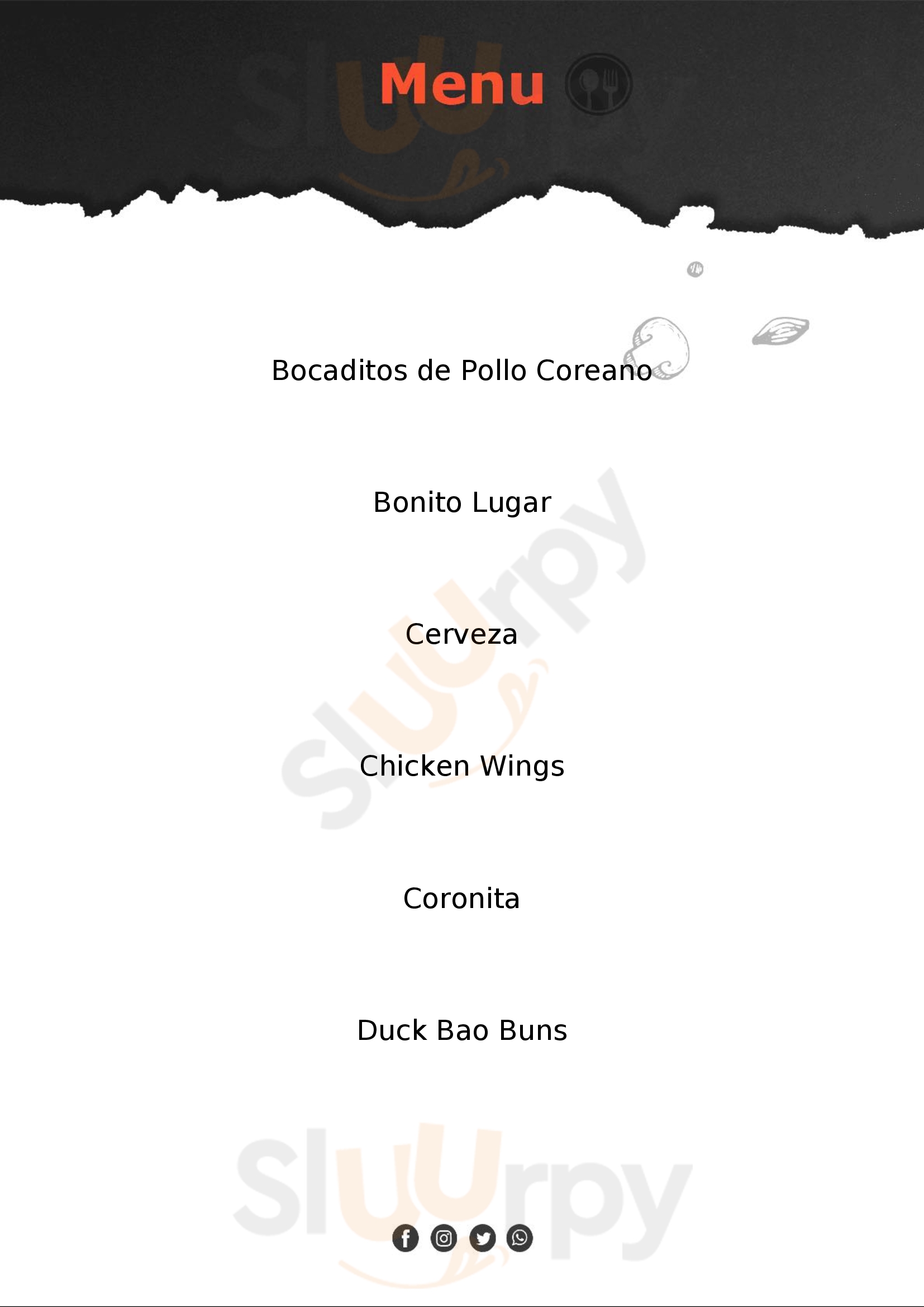 Twisted Lime Cambrils Menu - 1