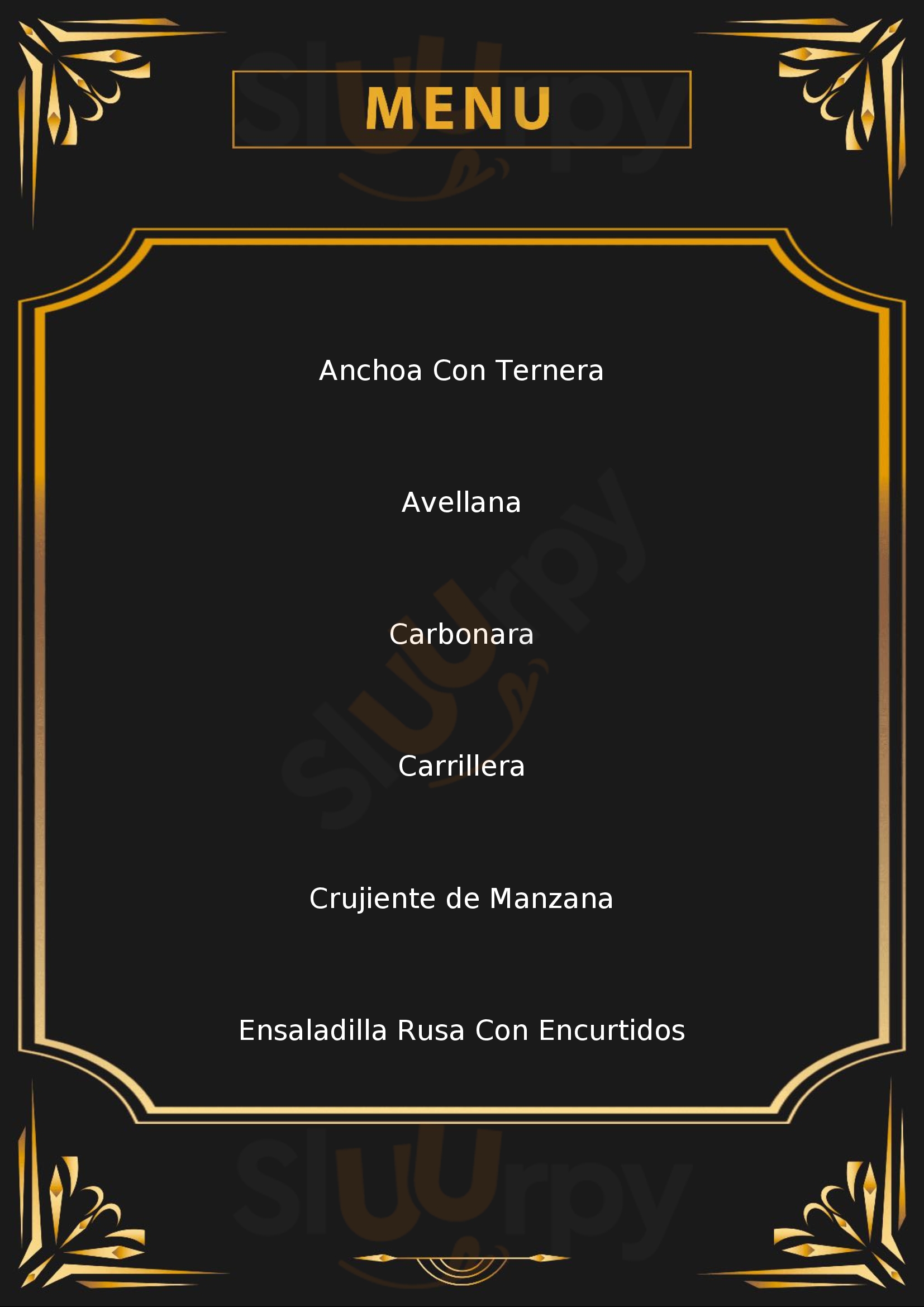 Garum Alicante Menu - 1