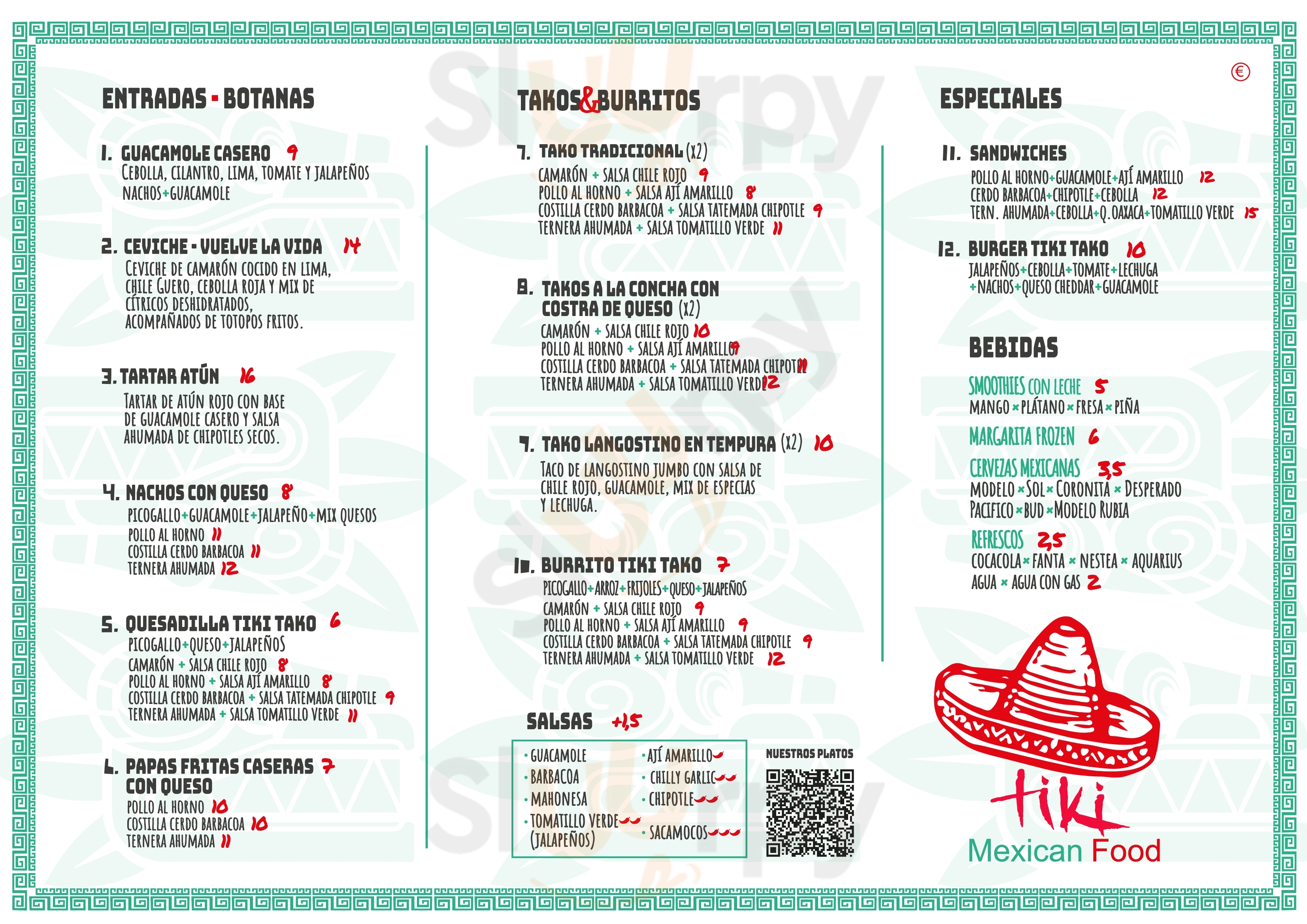 Tiki Mexican Food Torremolinos Menu - 1