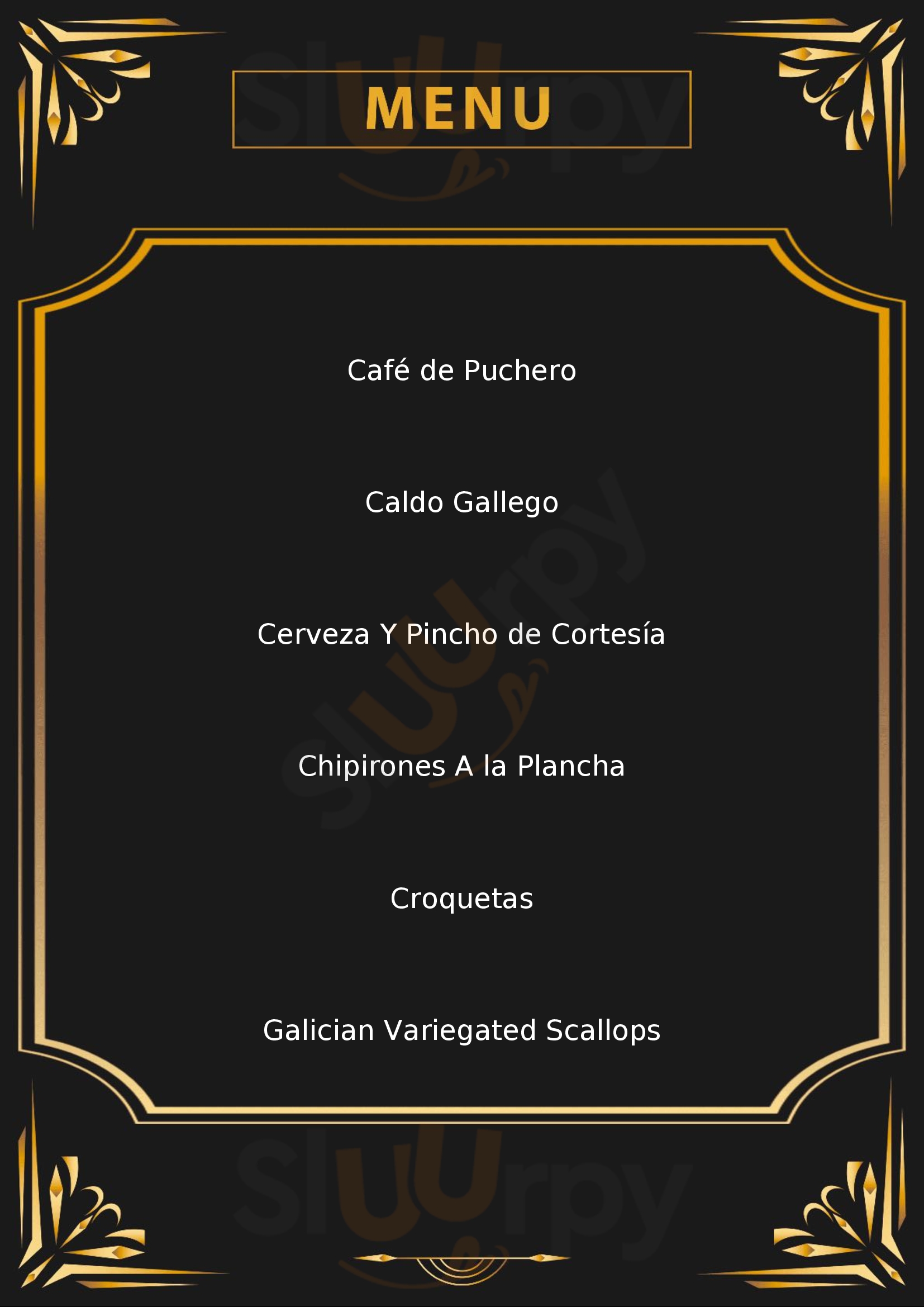 Pulpería O Piorno Santiago de Compostela Menu - 1