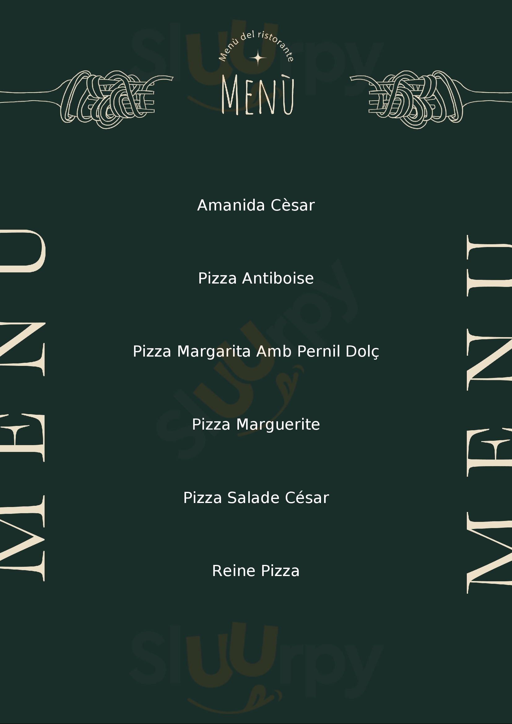 Eden Pizza Antibes Menu - 1