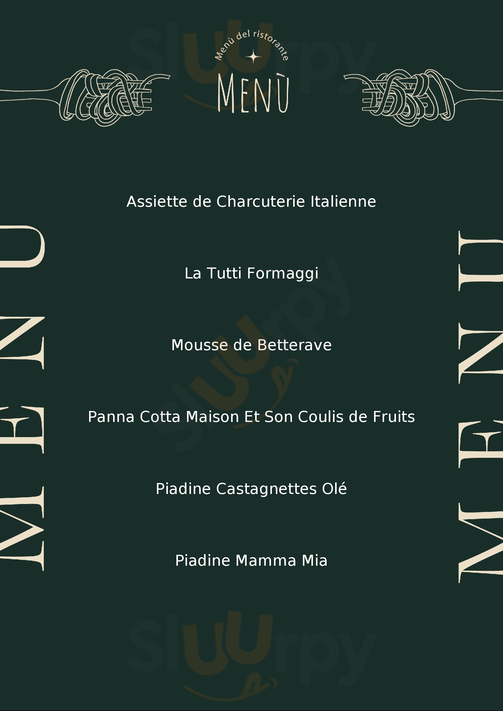 Les Rdv Italiens Paris Menu - 1